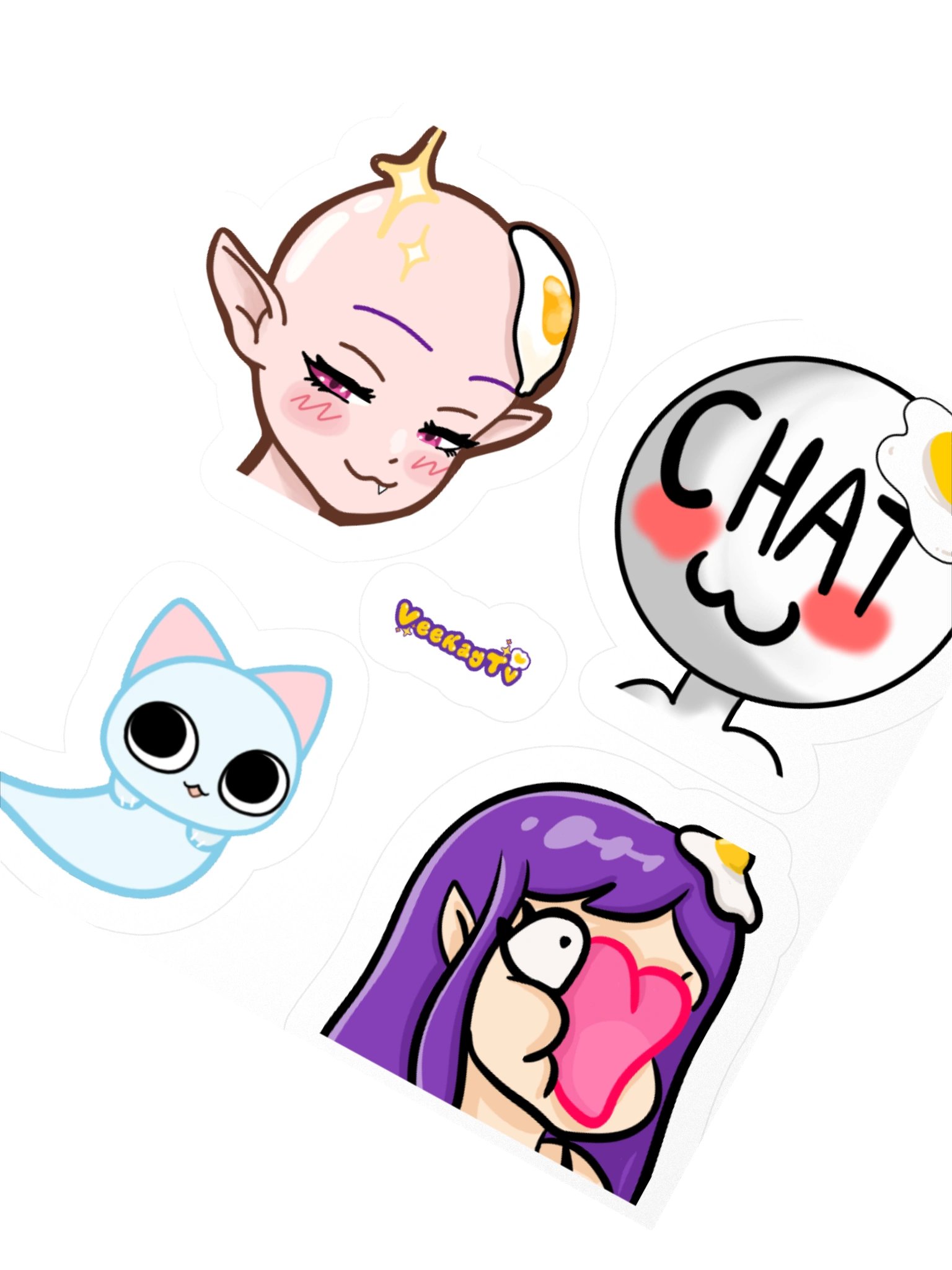 Veekay sticker set product image (3)