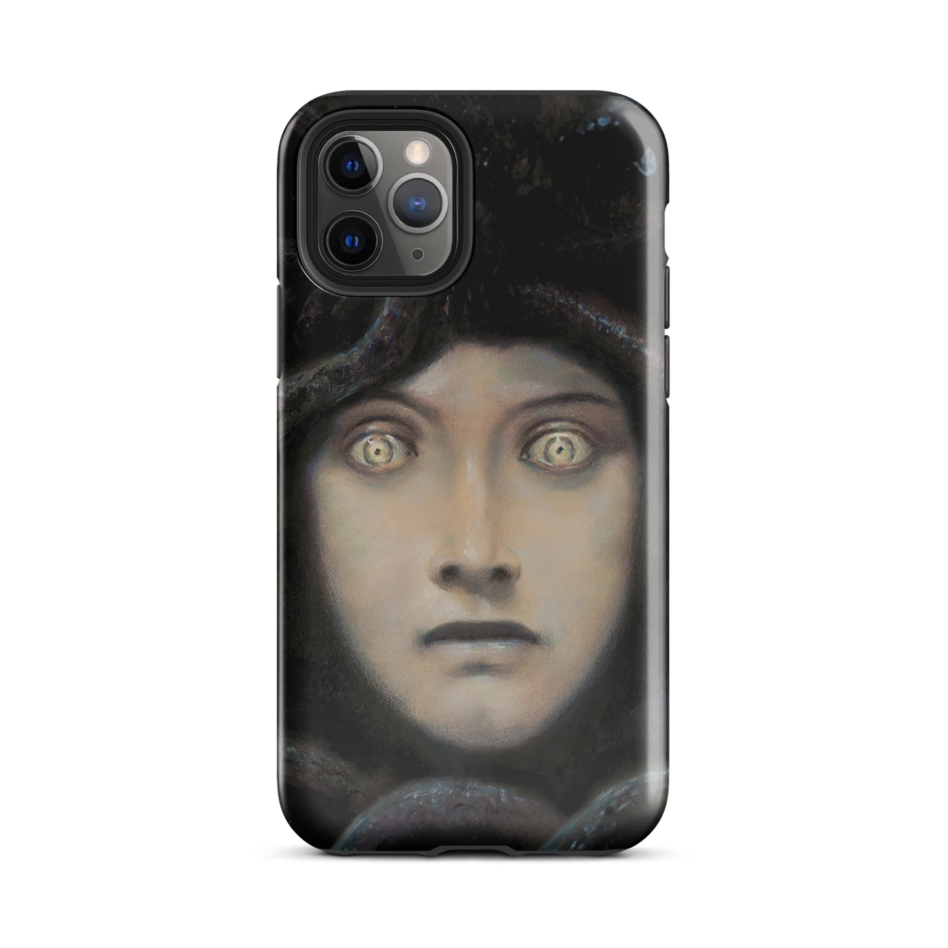 Franz von Stuck – Head of Medusa (“Medusa’s Gaze”) iPhone® Tough Case product image (2)