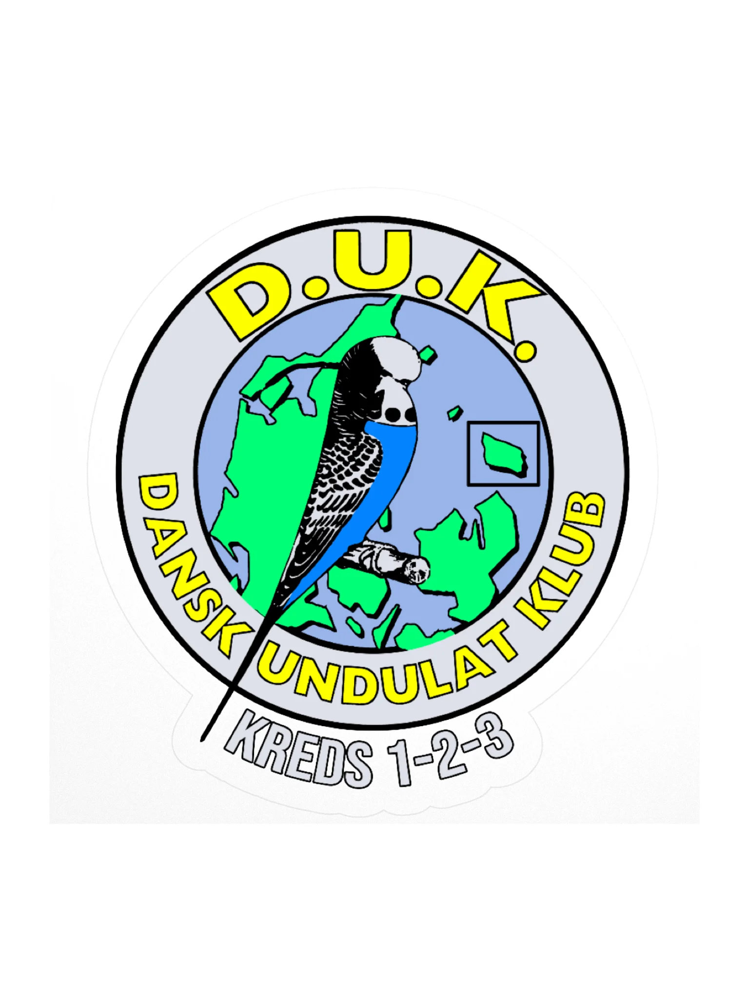 Dansk Undulat Klub - Sticker product image (1)