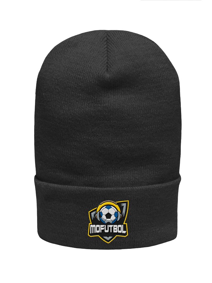 MOFUTBOL Soccer Ball Headphone Logo Beanie product image (1)
