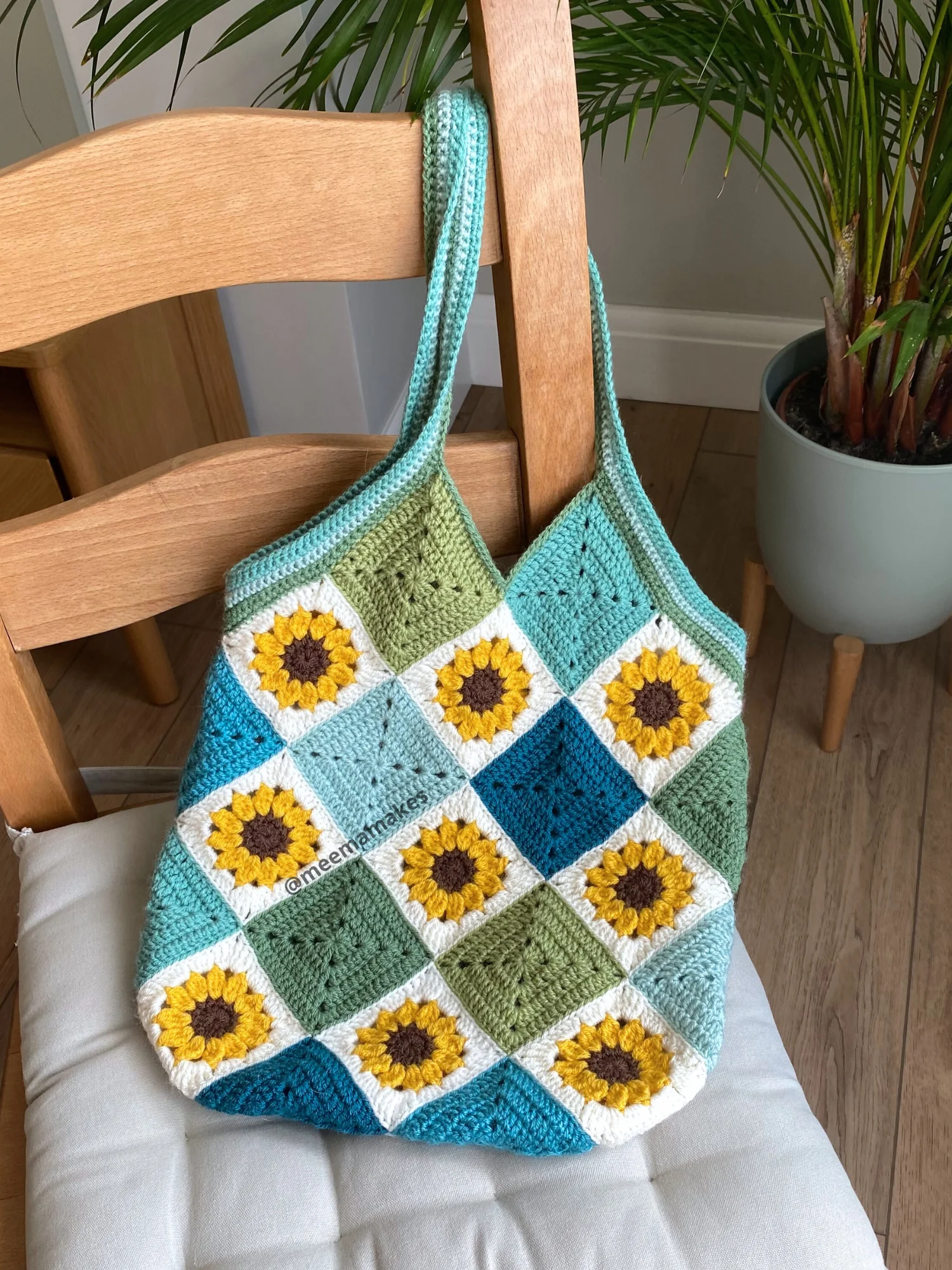Sunflower Patch Tote Bag Pattern product image (4)