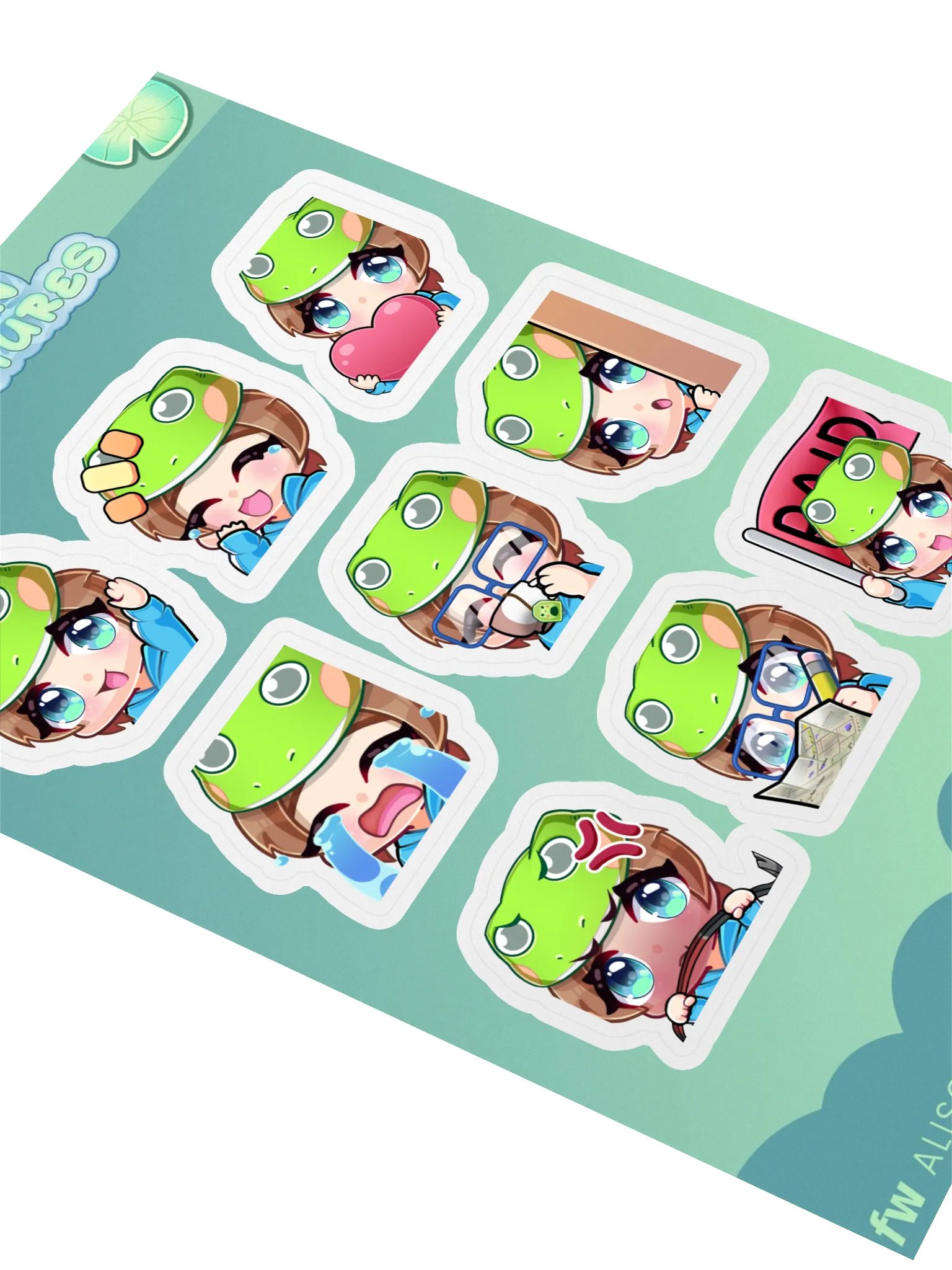 Ali Emotes - Stickers product image (2)