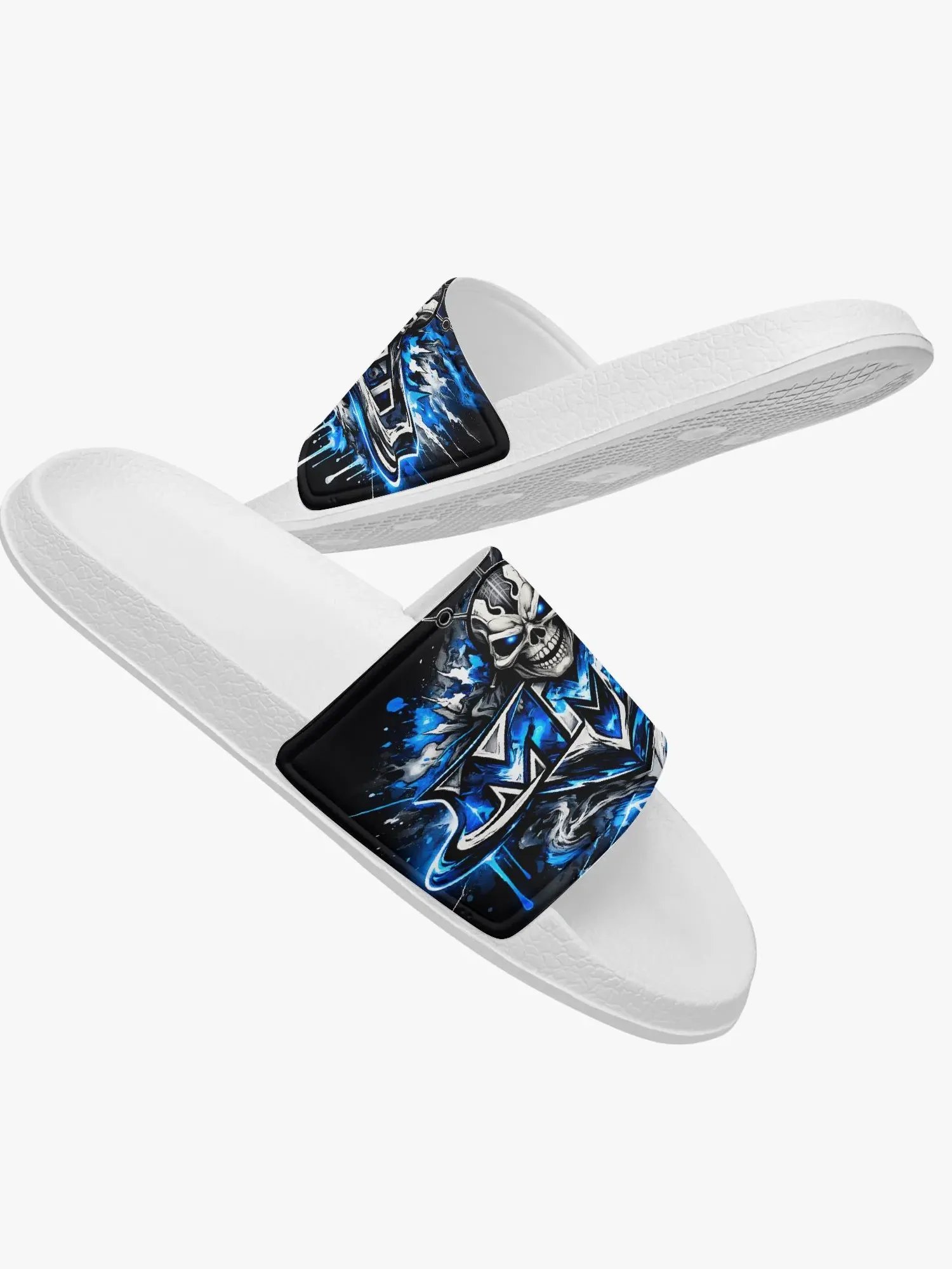 Blue Skull Graphic Slides product image (4)