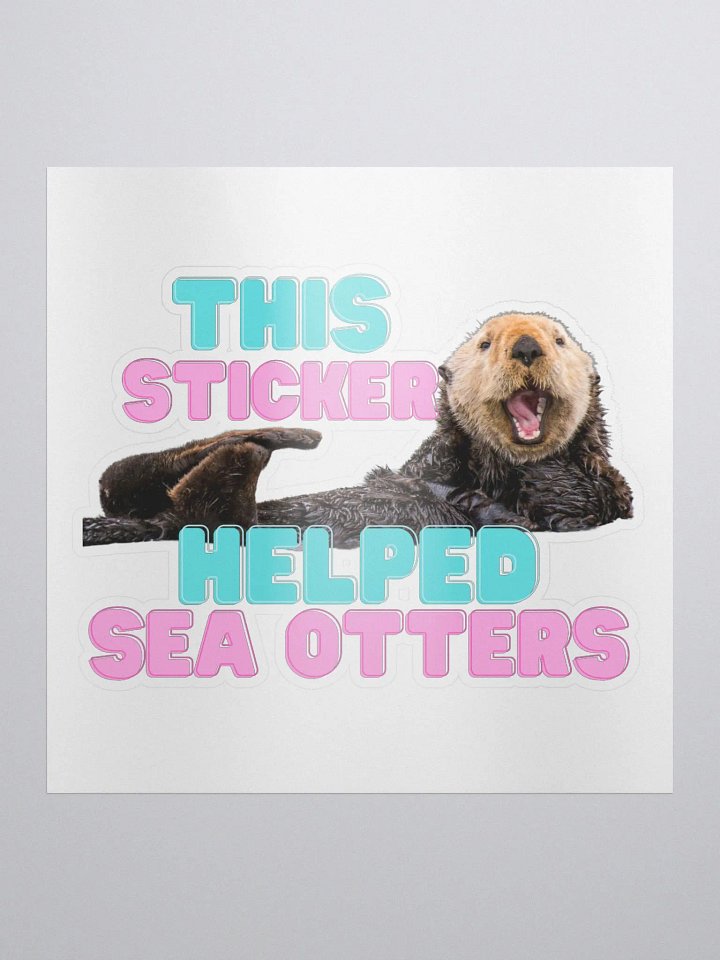 SEA OTTER STICKER product image (1)
