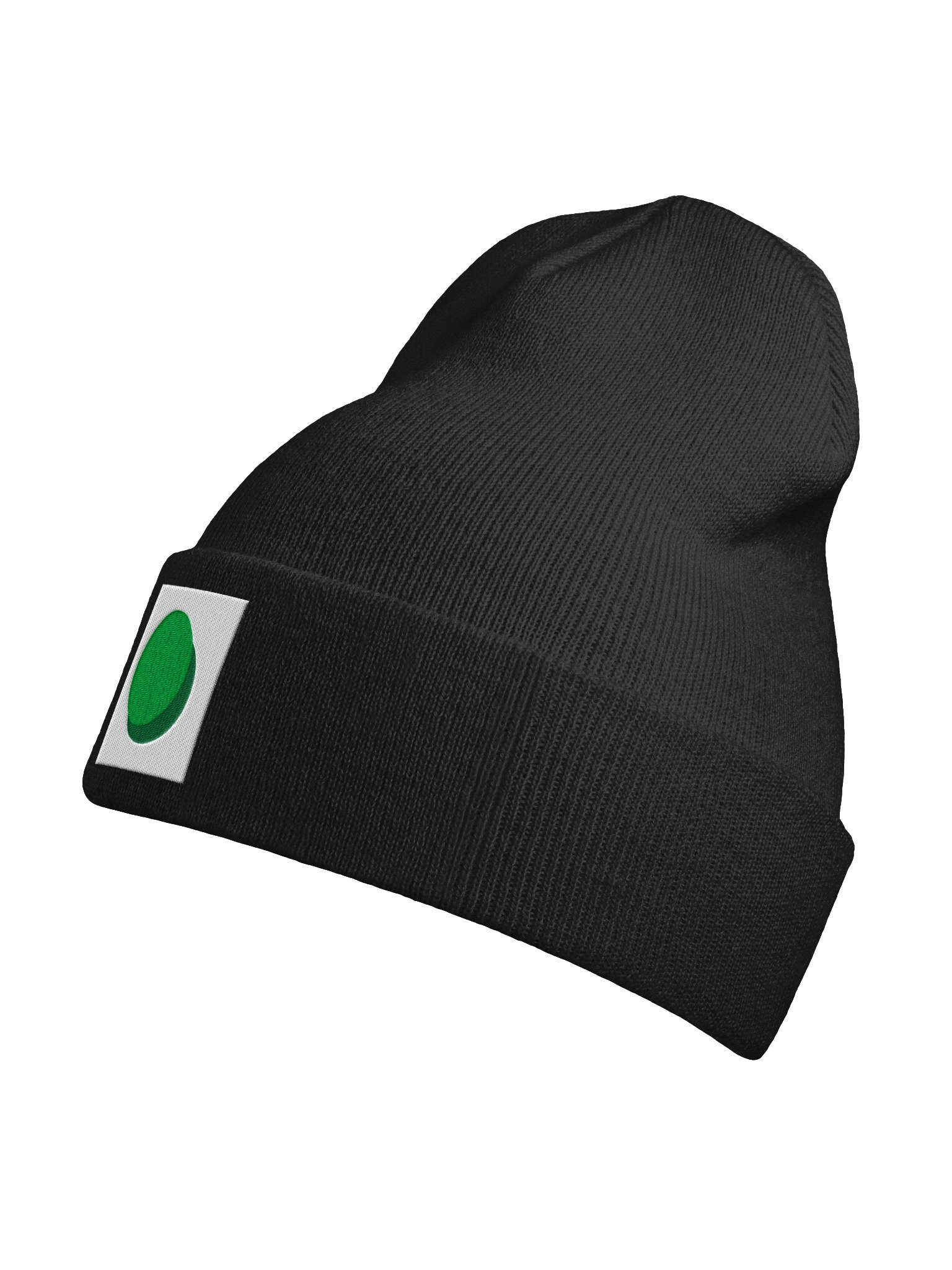 ZURC Blank WHITE + GREEN LOGO Embroidered Beanie product image (9)