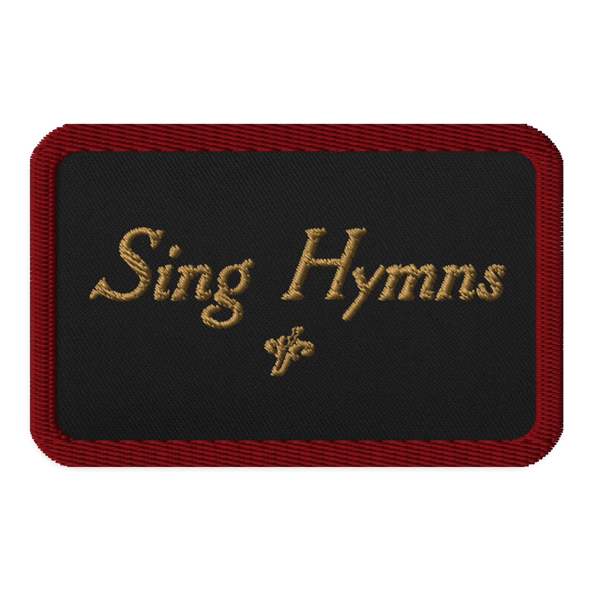 Sing Hymns Embroidered Patch product image (1)
