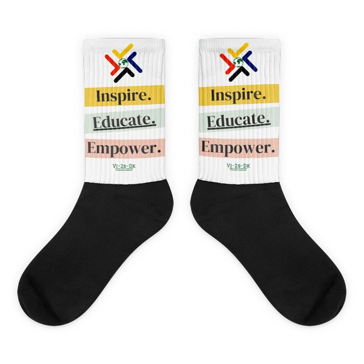 Inspire. Educate. Empower. Sublimated Socks product image (1)