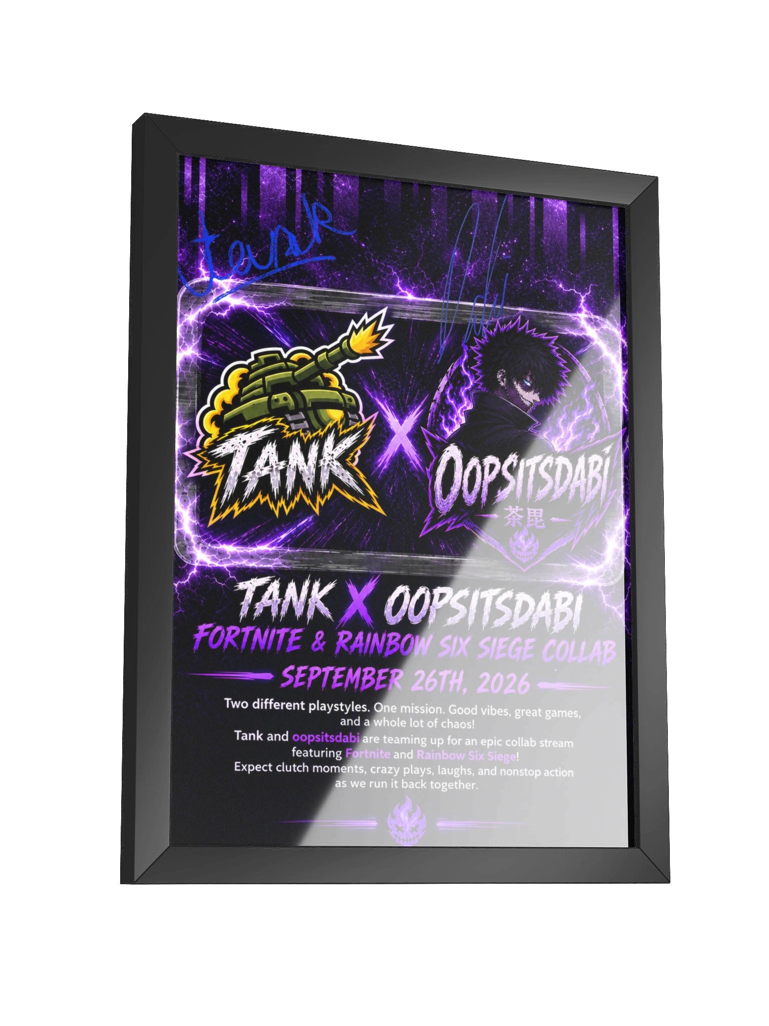 Signed Dabi/Tank Collab Plaque product image (3)