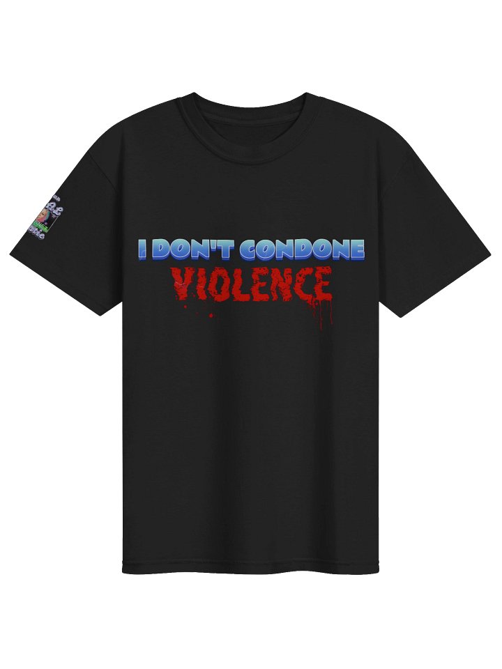 I Don’t Condone Violence Lightning Tee (Male) product image (7)