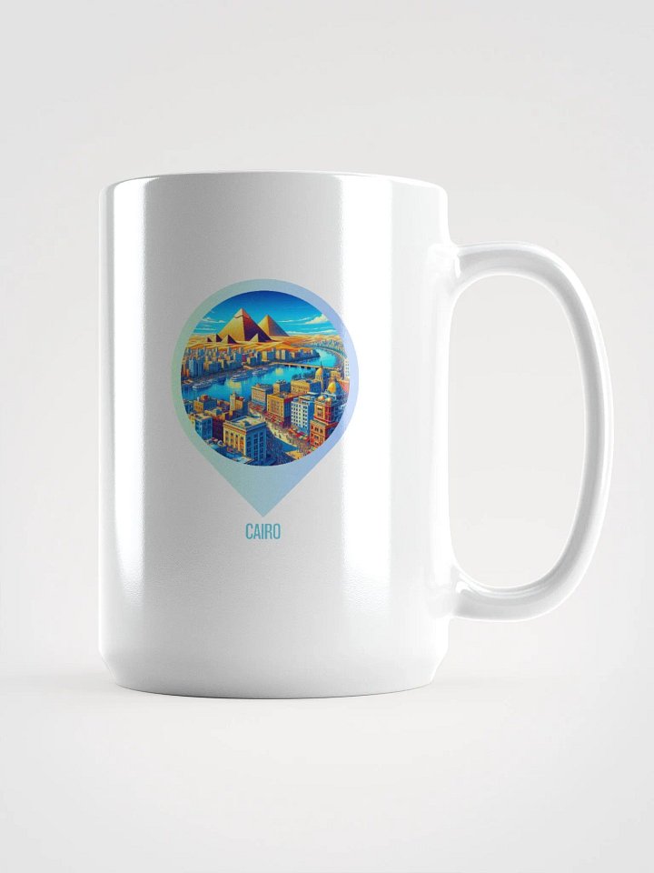 Urban Oasis Mug | AI Design: Future Vision of Cairo product image (1)
