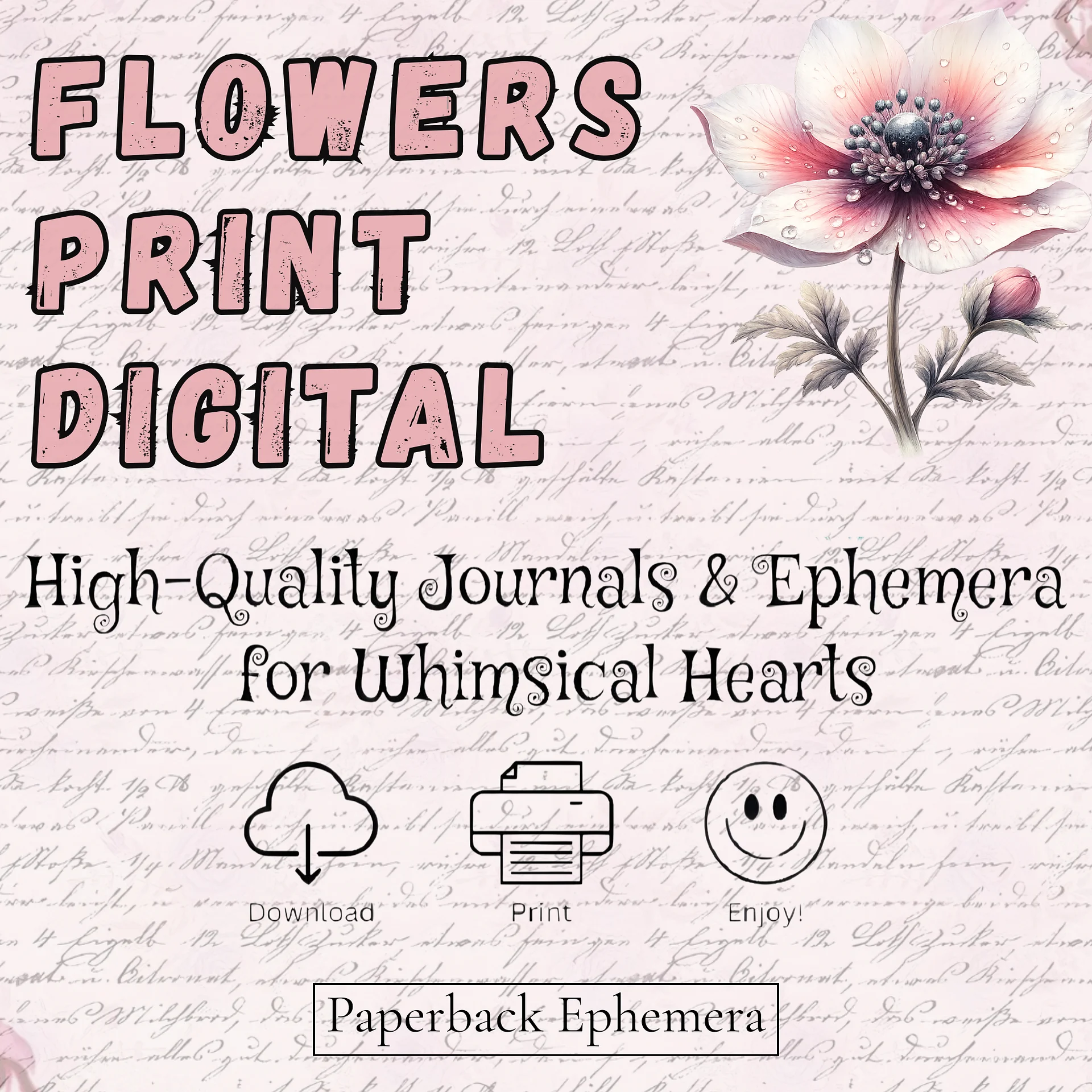 Printable Flower Designs | High-Quality Digital PDF product image (4)