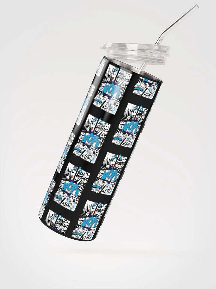 Shac-oholics Comic Blast Tumbler - Blue 