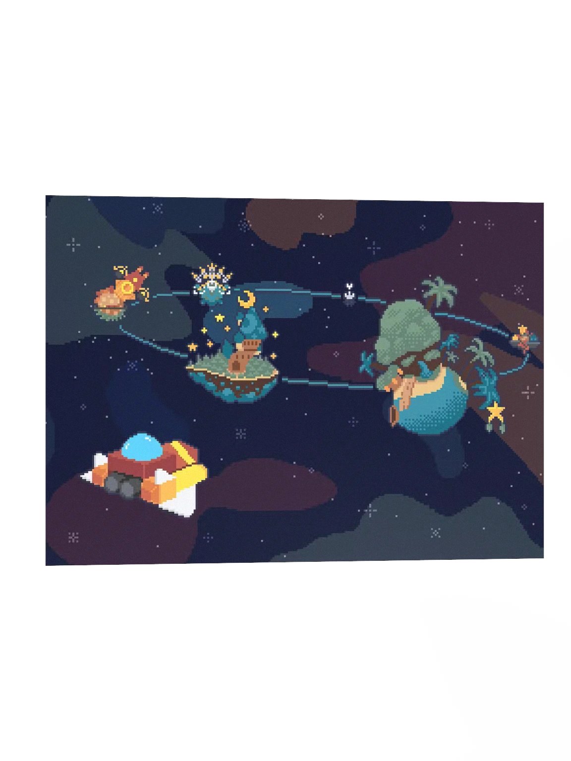 Gummi Ship Print product image (2)