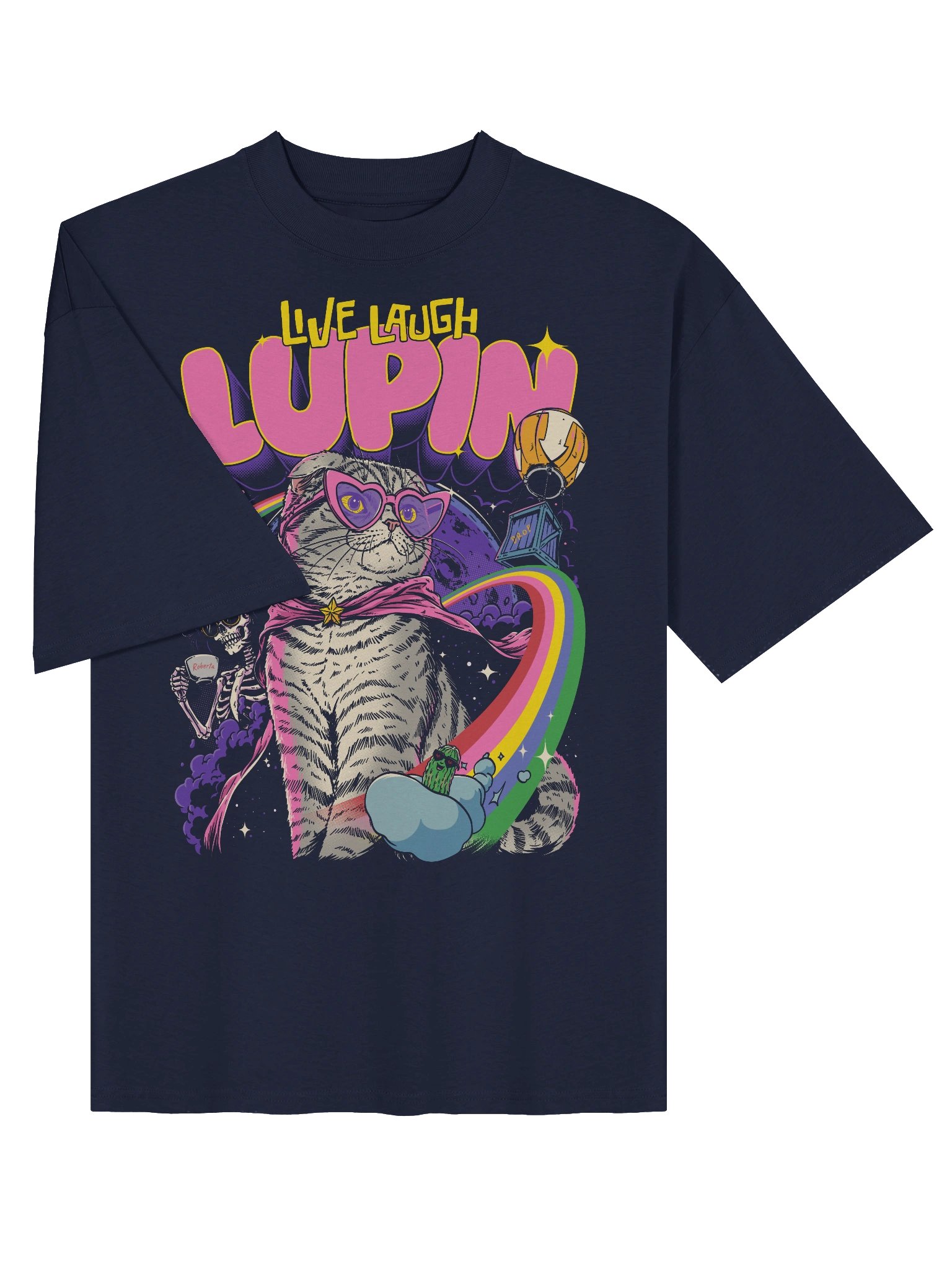 Live Laugh Lupin Oversized Tee product image (4)