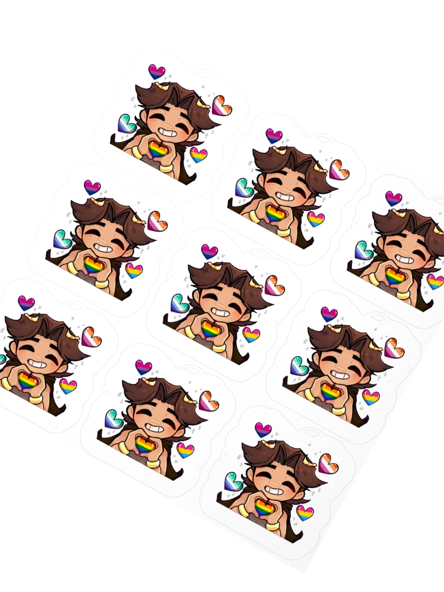 Nukeri Emote Sticker Set - 9x Pride product image (6)