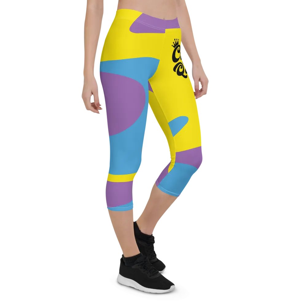 Royal Crypto Queen Capri Leggings product image (6)