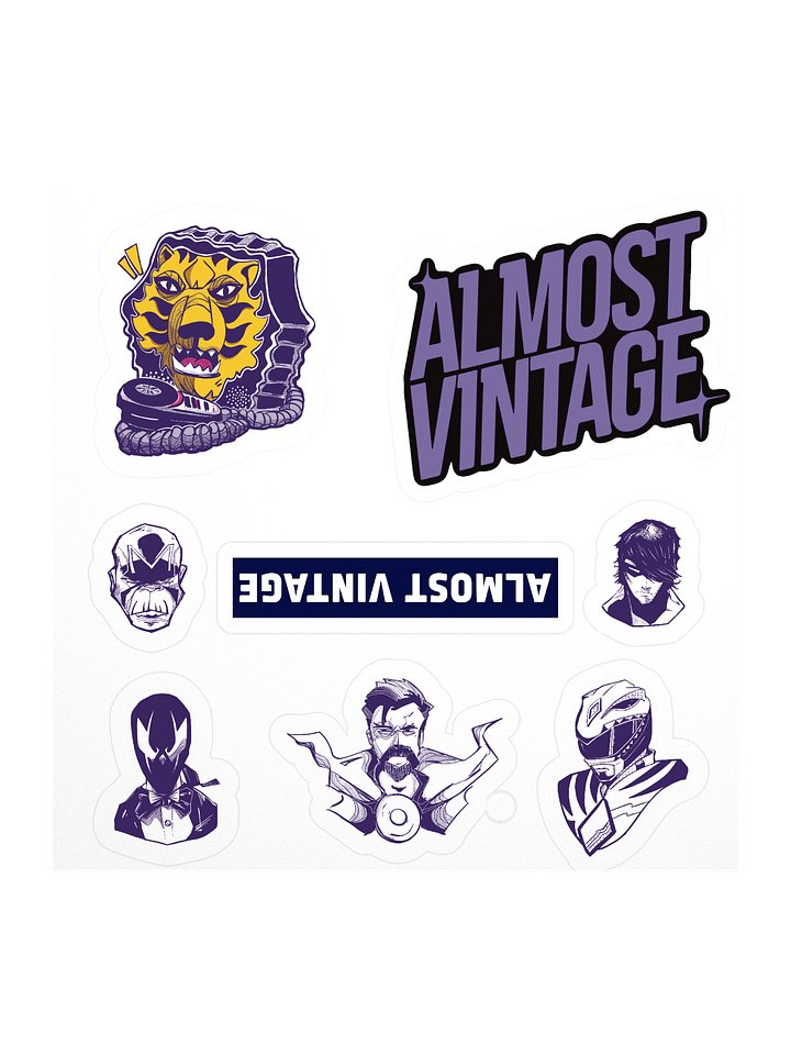 Almost Vintage Sticker Sheet product image (1)