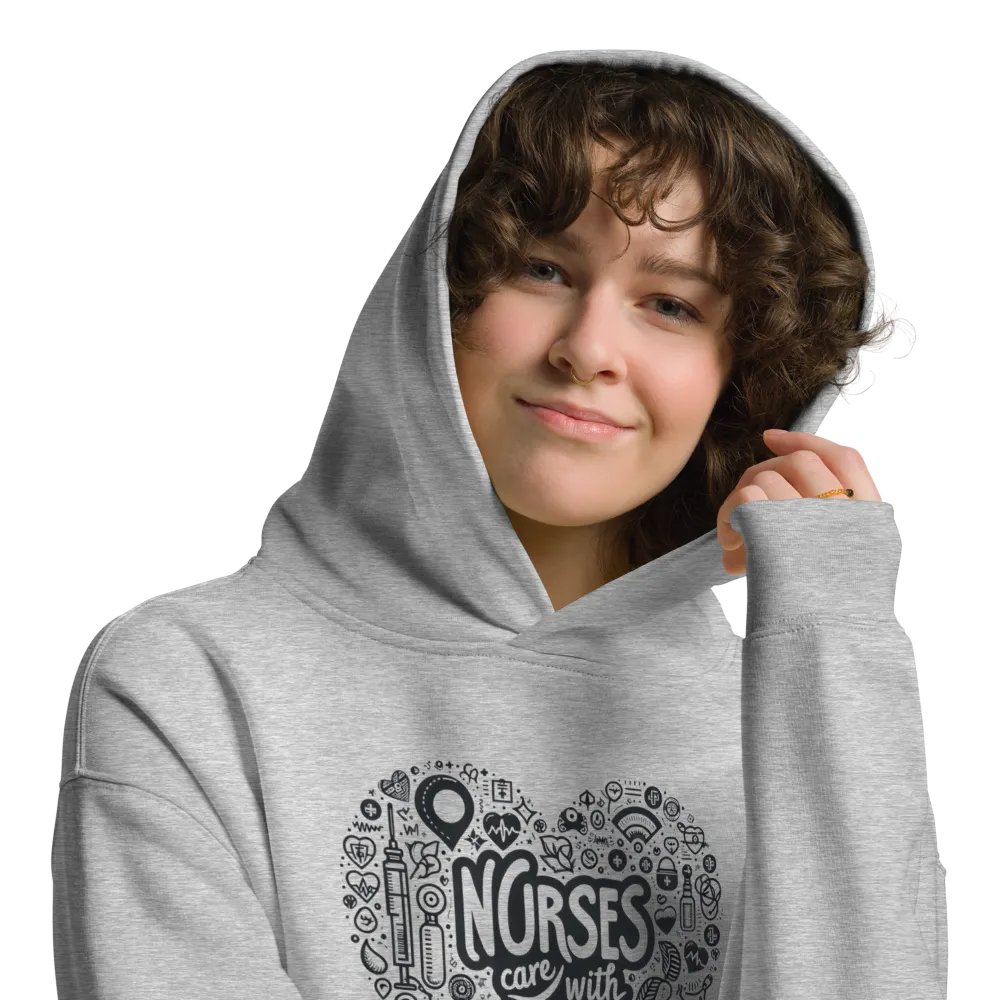 nurses care with love hoodie product image (9)