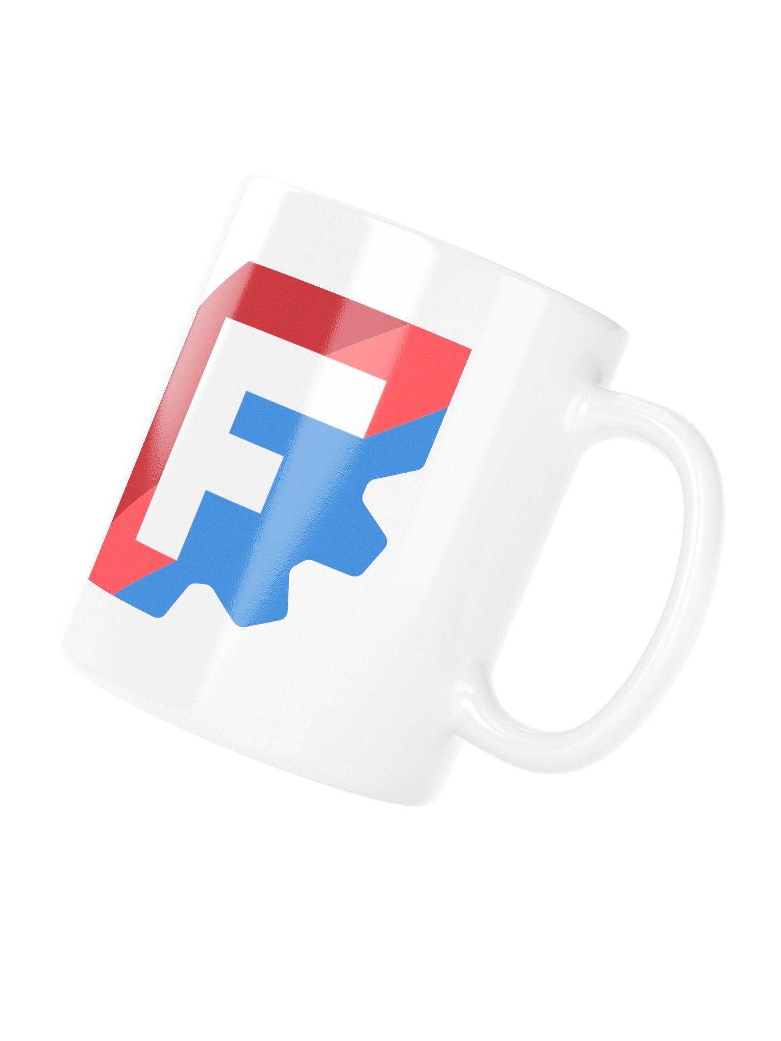 FreeCAD Ceramic Logo Mug - White product image (4)