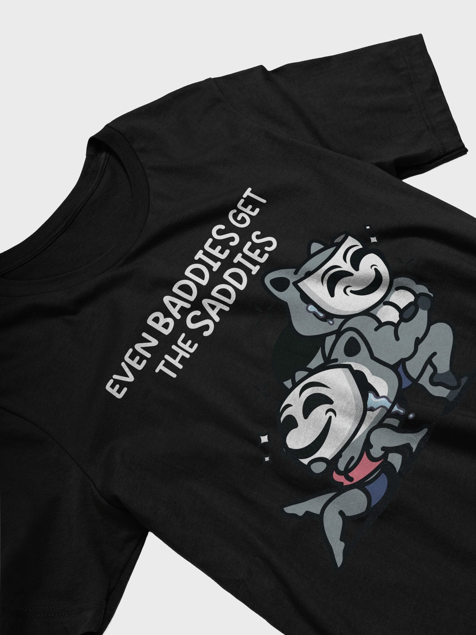 Baddies Get Saddies Athletic Tee product image (3)