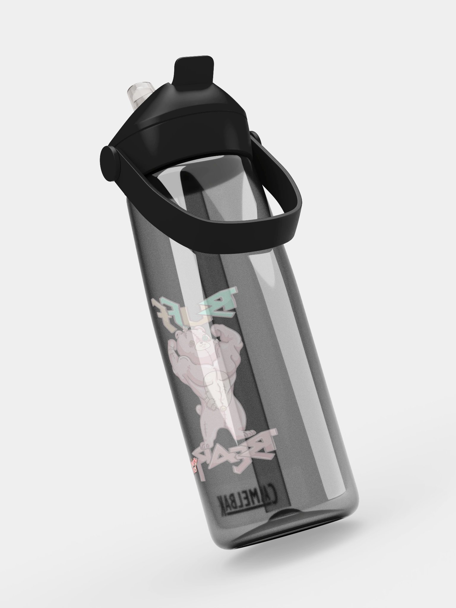 Anxiety Bear Flip Straw Water Bottle product image (19)