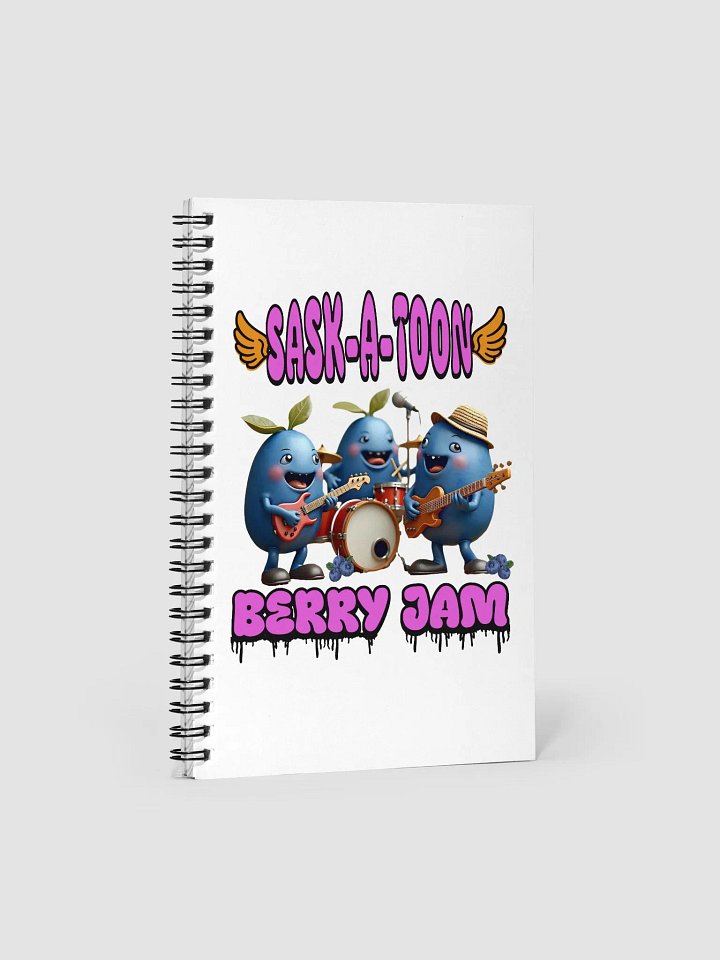 Saskatoon Berry Jam Spiral Notebook product image (1)