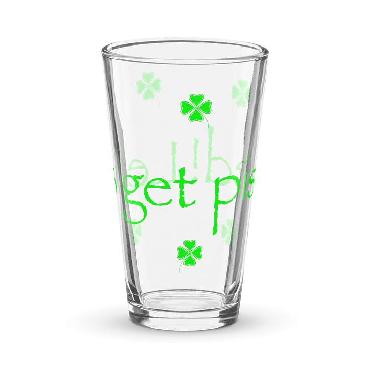 Let's Get Pissed! Shaker Pint Glass product image (1)
