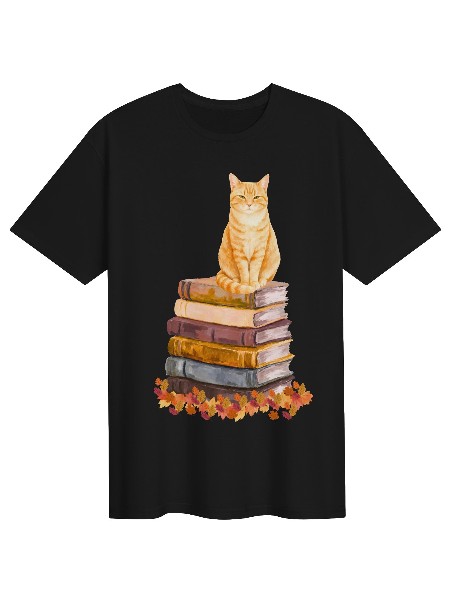 Cat n' Books Autumn Tee product image (1)