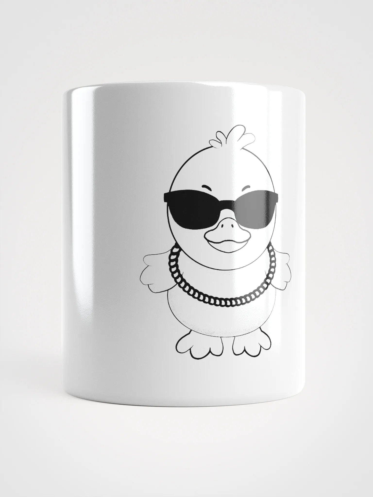 Too Cool For the Pond White Glossy Mug product image (13)