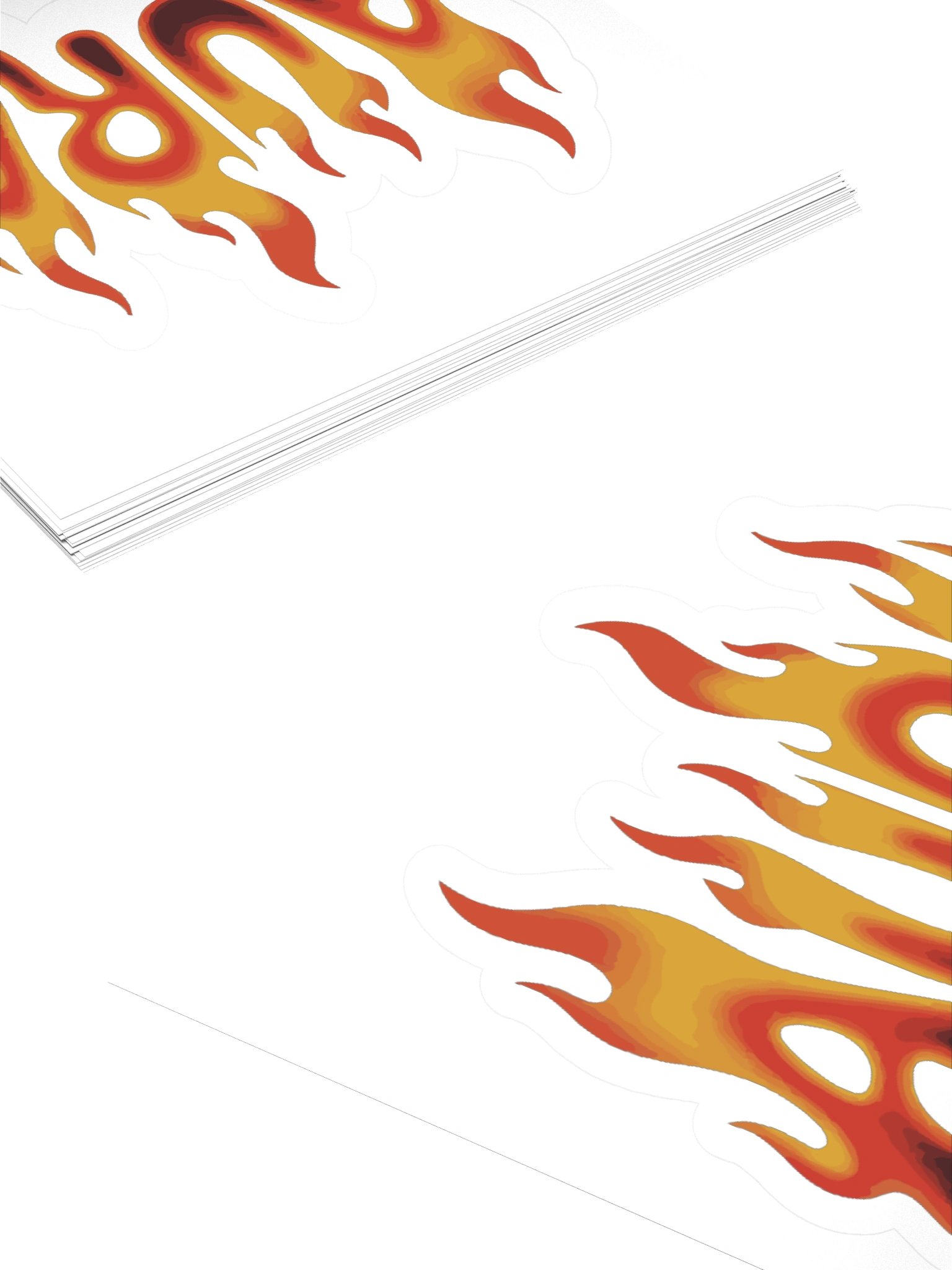 Fiery AURA Kiss Cut Stickers product image (4)