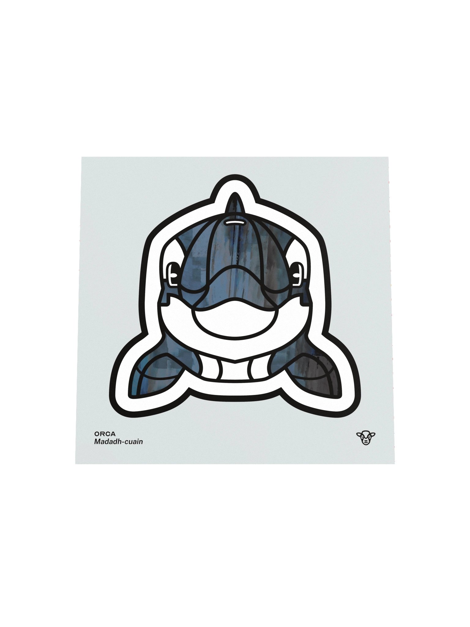 Orca Matte Square Print product image (4)