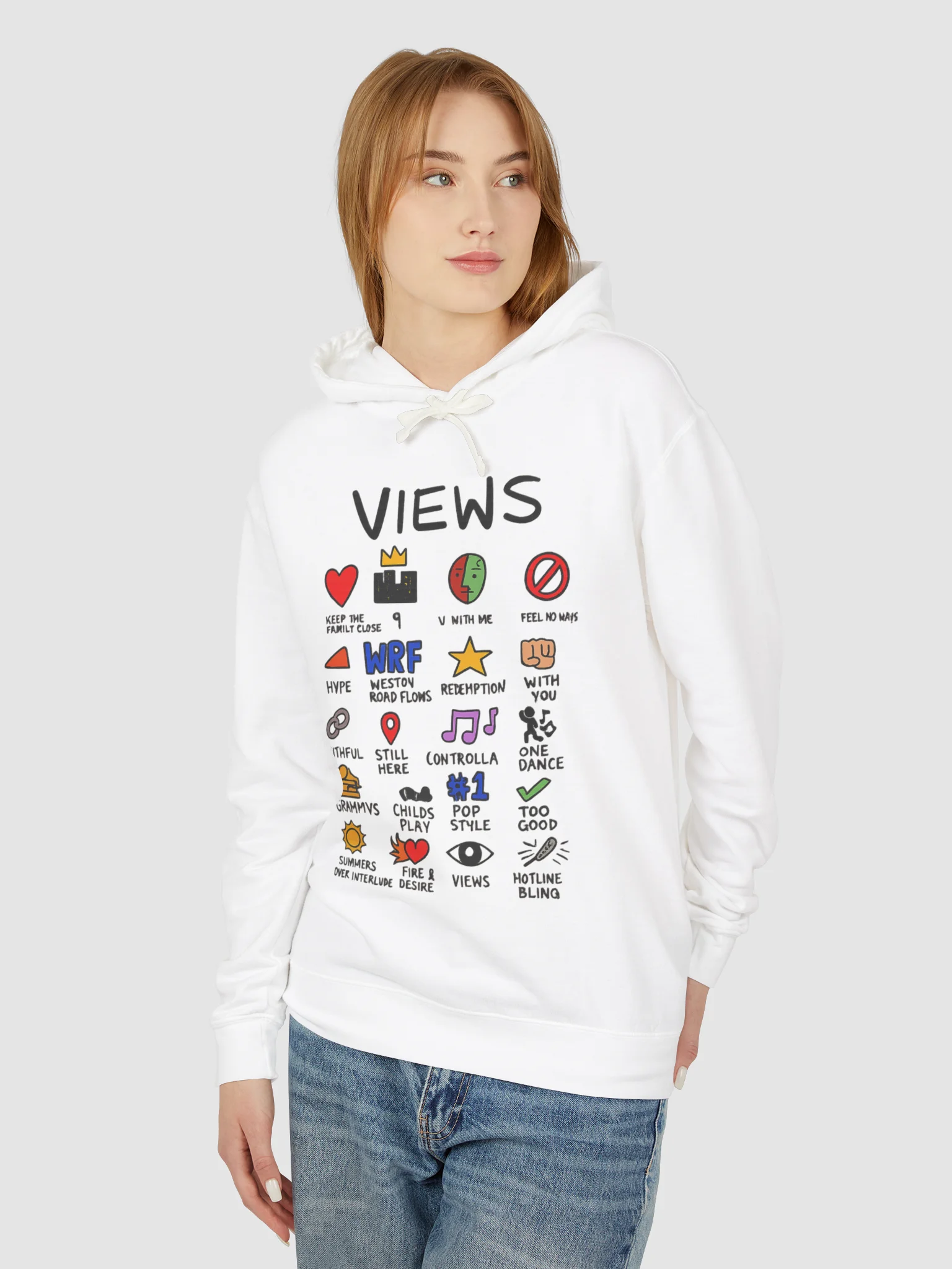 Drake Views Notebook Hoodie product image (2)