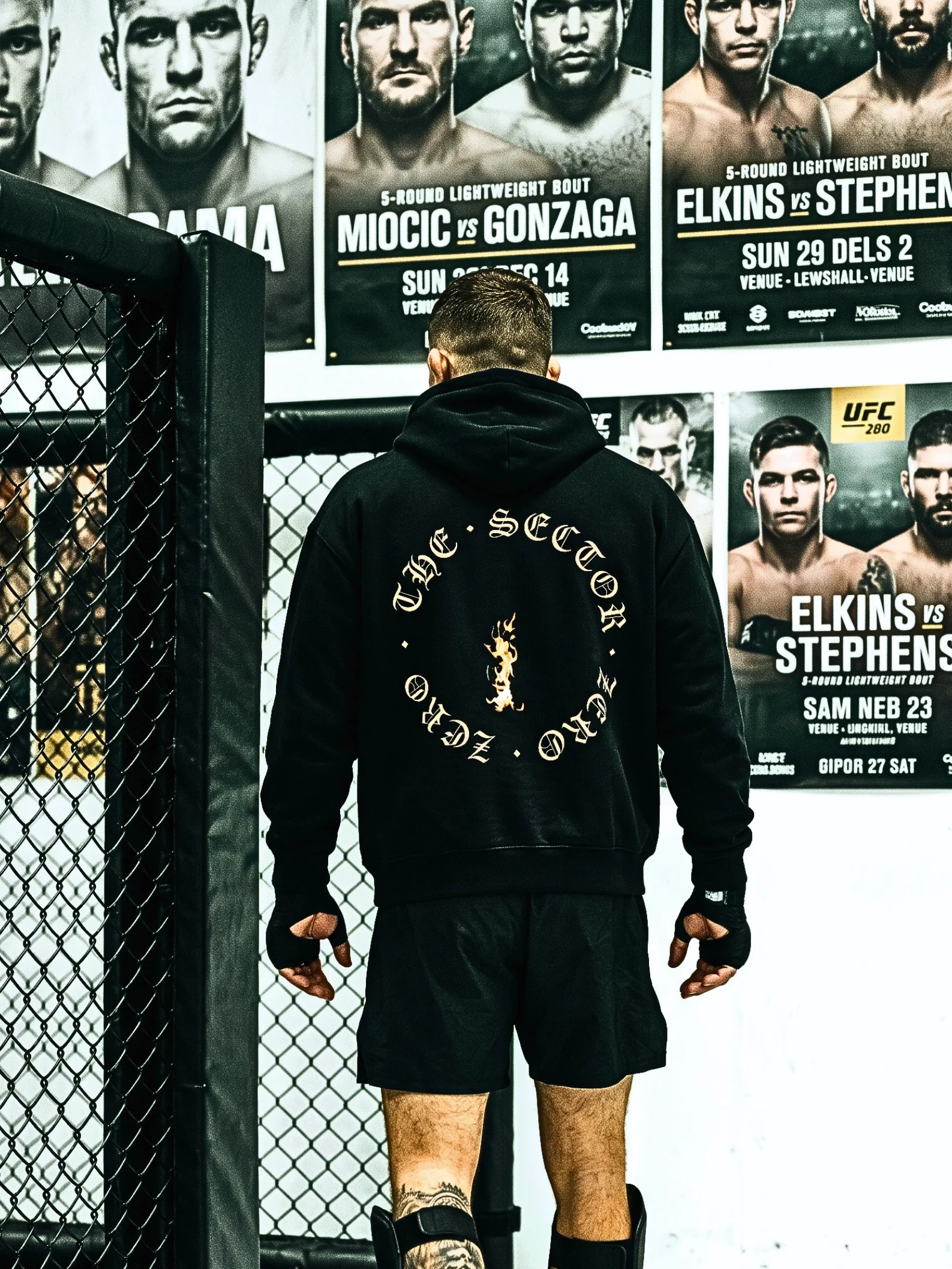THE SECTOR FLAME HEAVYWEIGHT HOODIE product image (7)