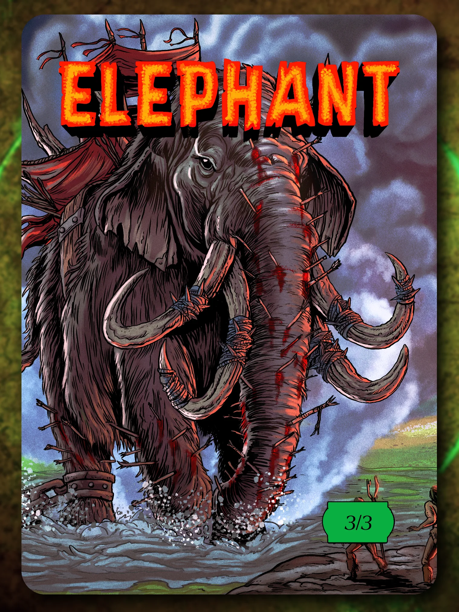 Elephant 3/3 Full Art Token product image (1)