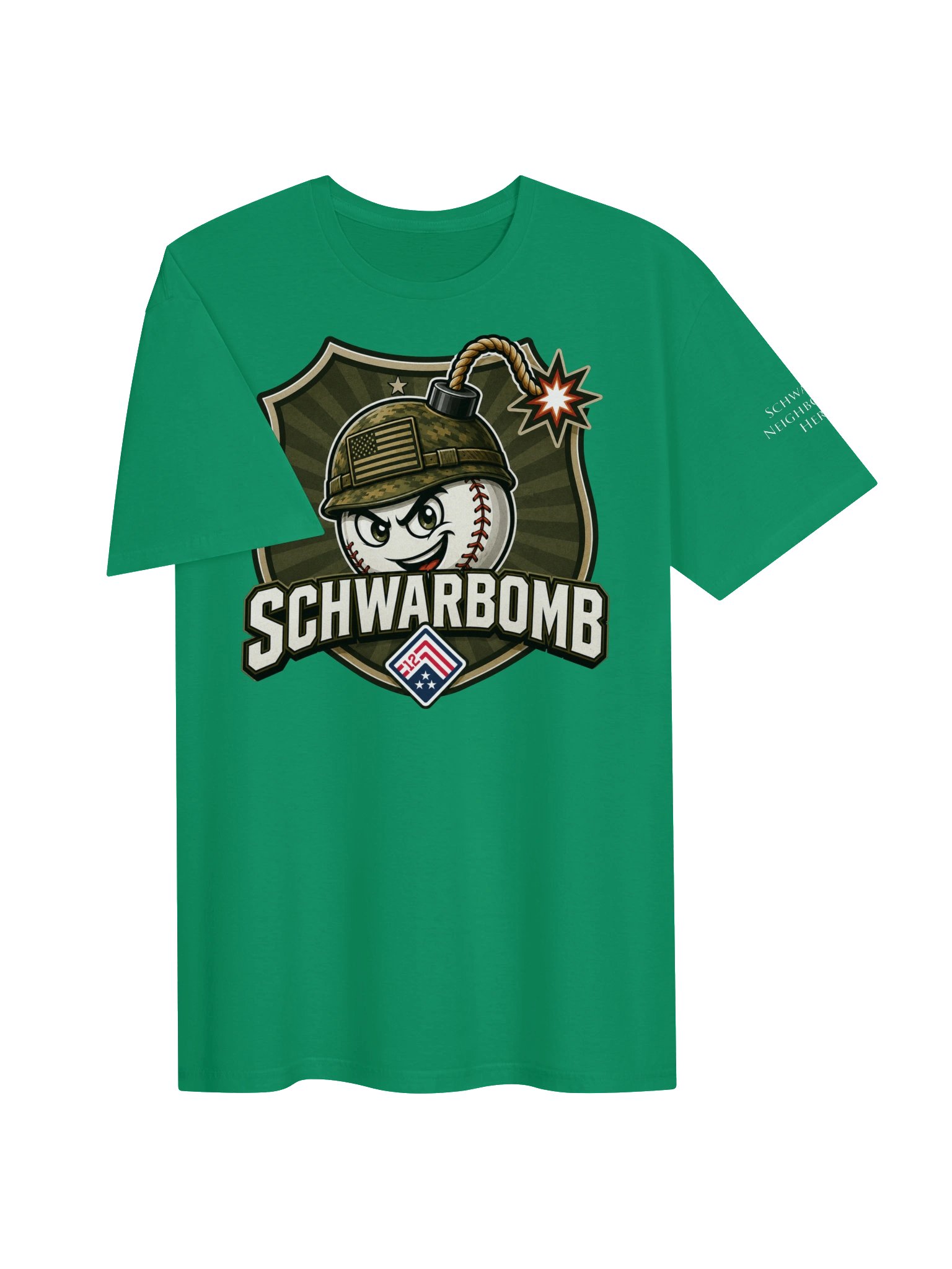 Schwarbomb Buddy ADULT Tee (Military) product image (3)