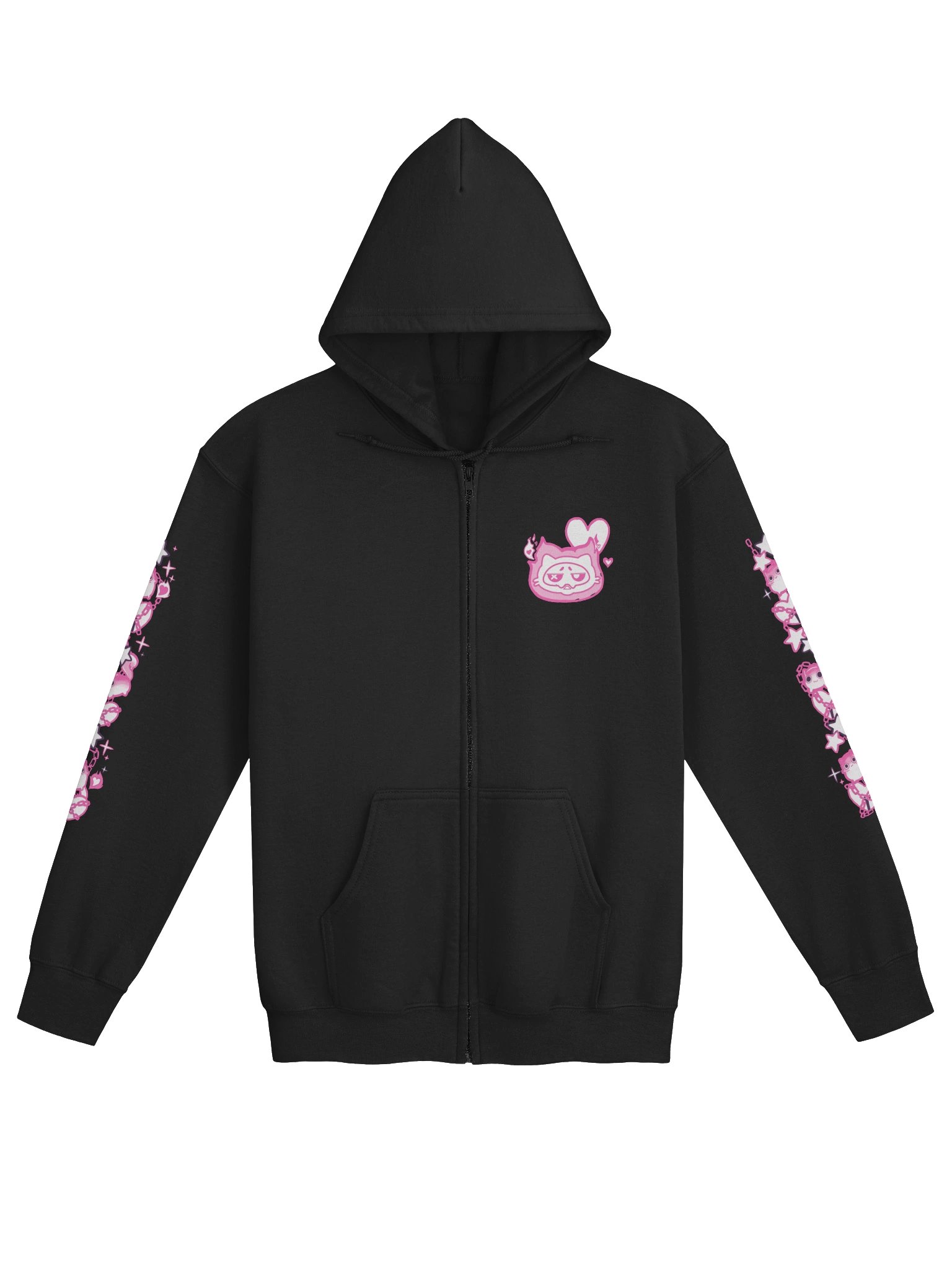 COMMIT ARSON ZIP-UP HOODIE product image (1)