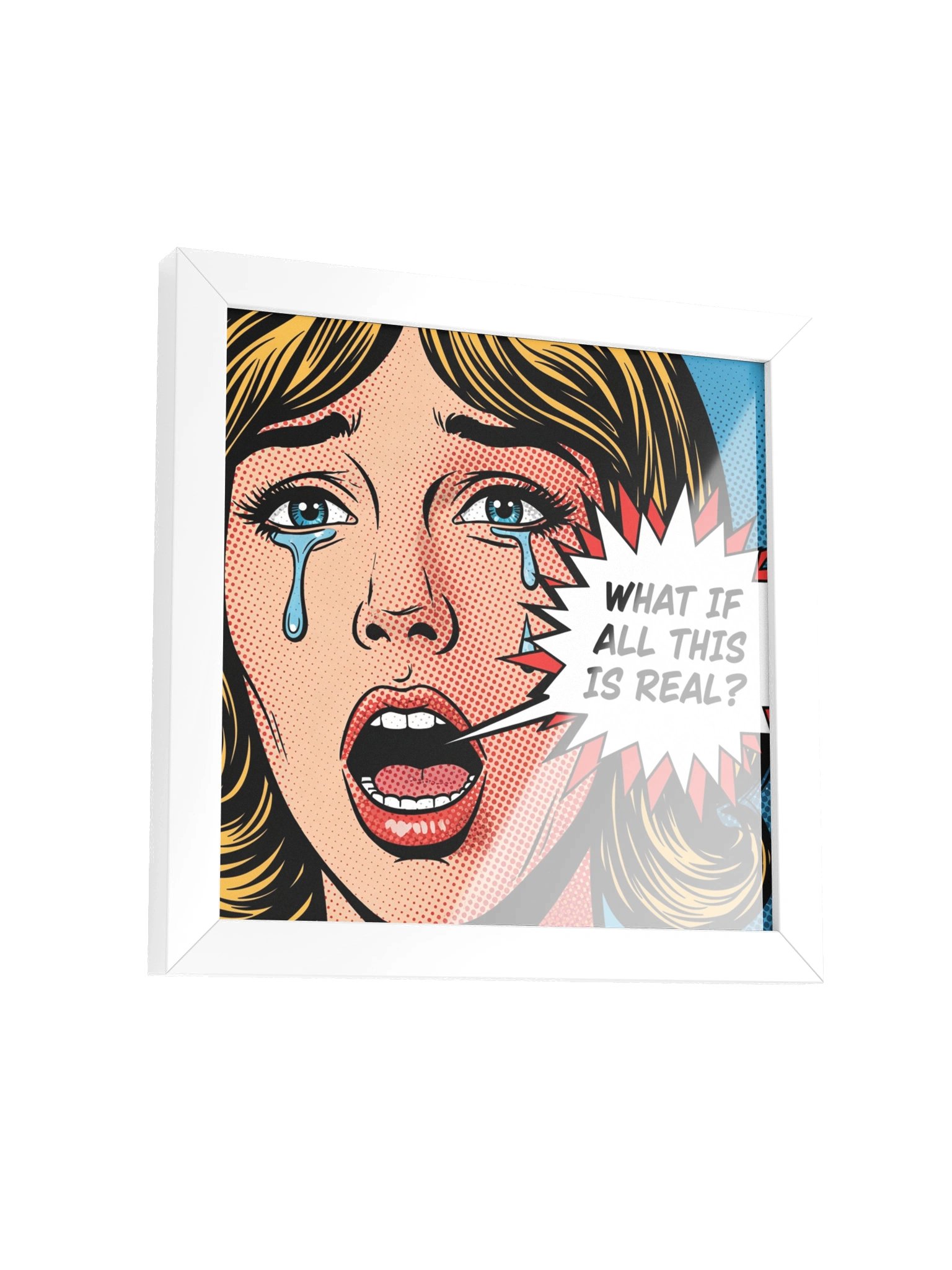 What If All This Is Real? Framed Pop Art Poster product image (13)