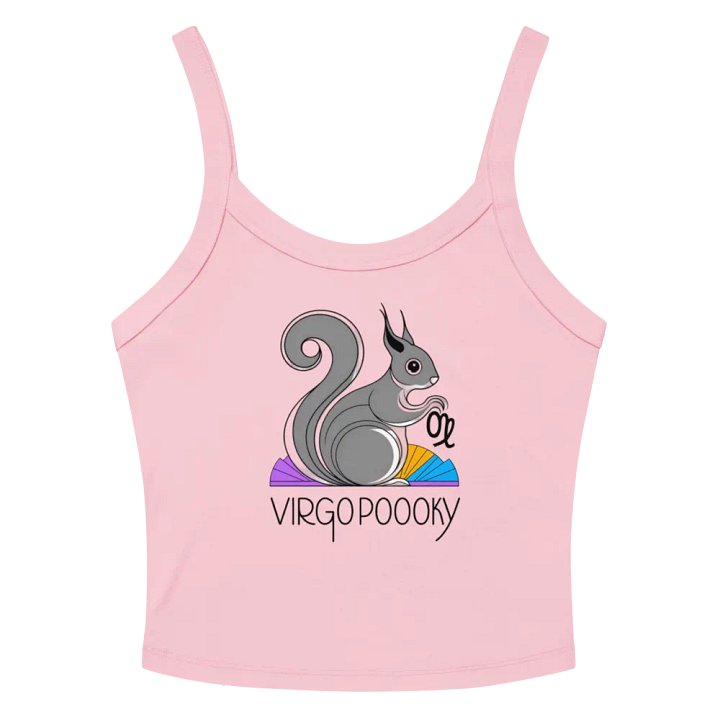 Virgo Poopy Geometric Squirrel Tank product image (2)
