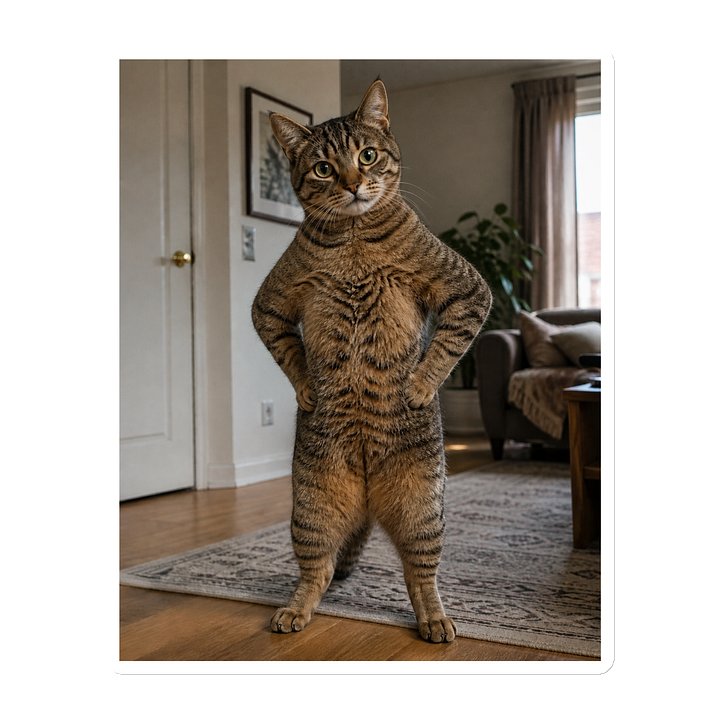 Cat-titude Sticker product image (1)