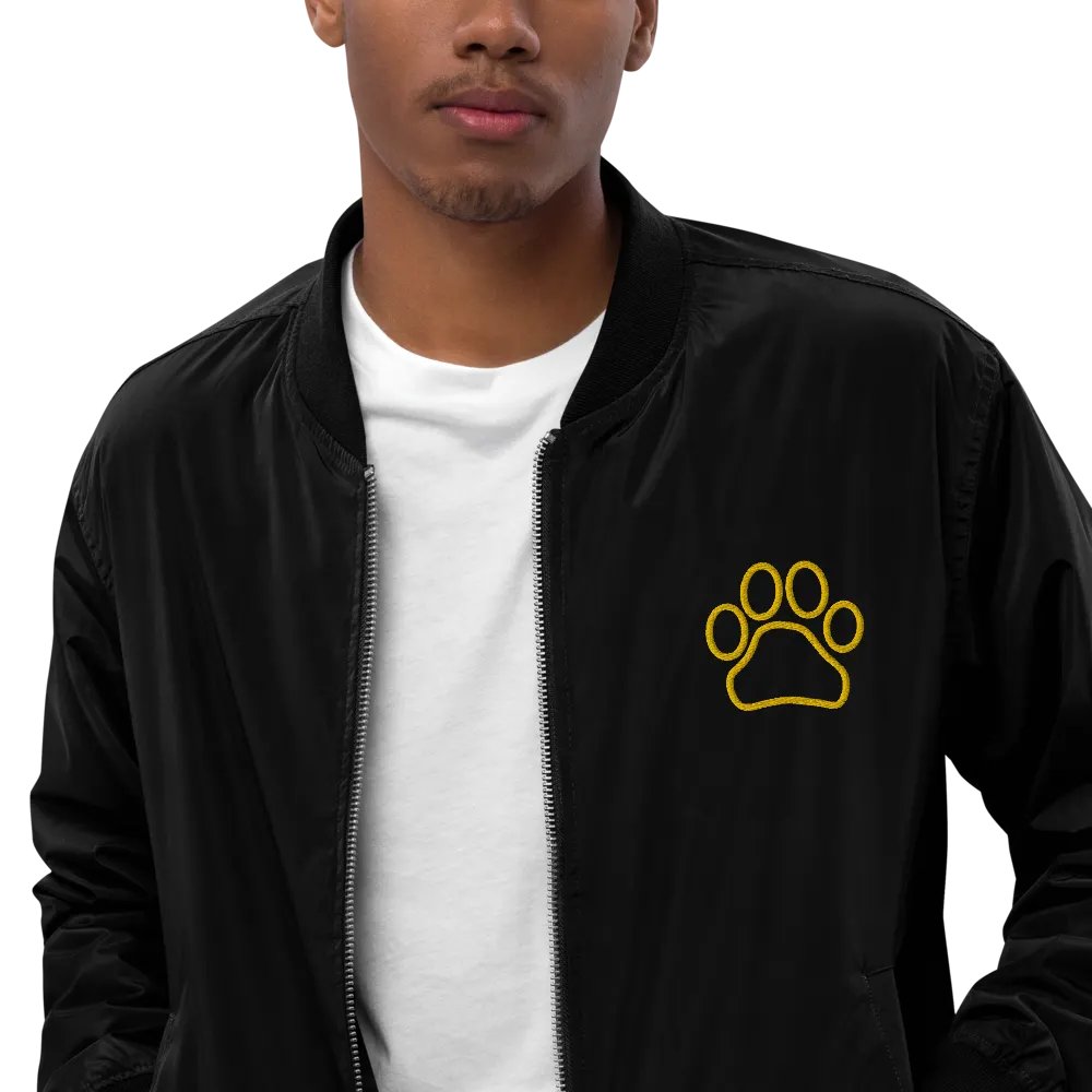 Gold Paw Bomber Jacket product image (7)