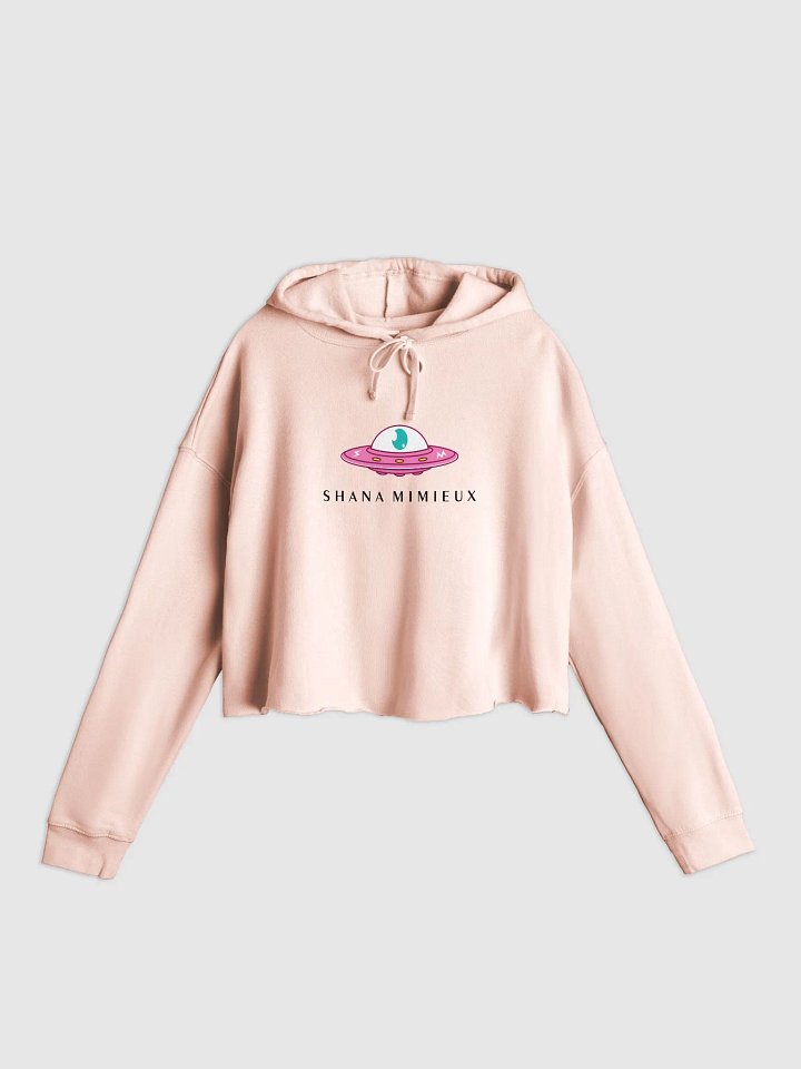 Pink UFO Cropped Hoodie product image (1)