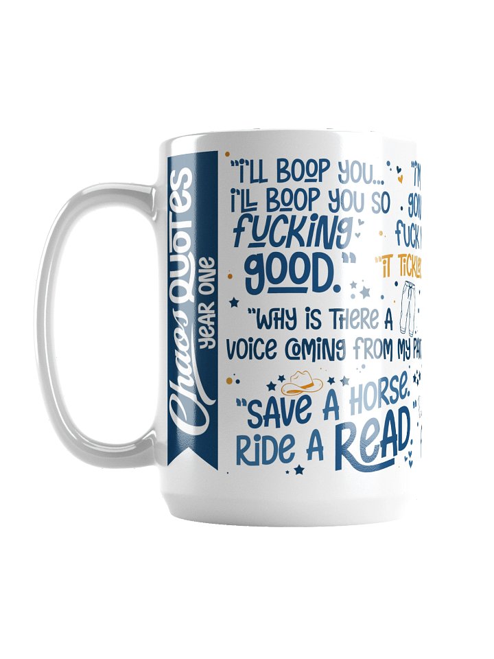 Chaos Quotes White Mug product image (1)