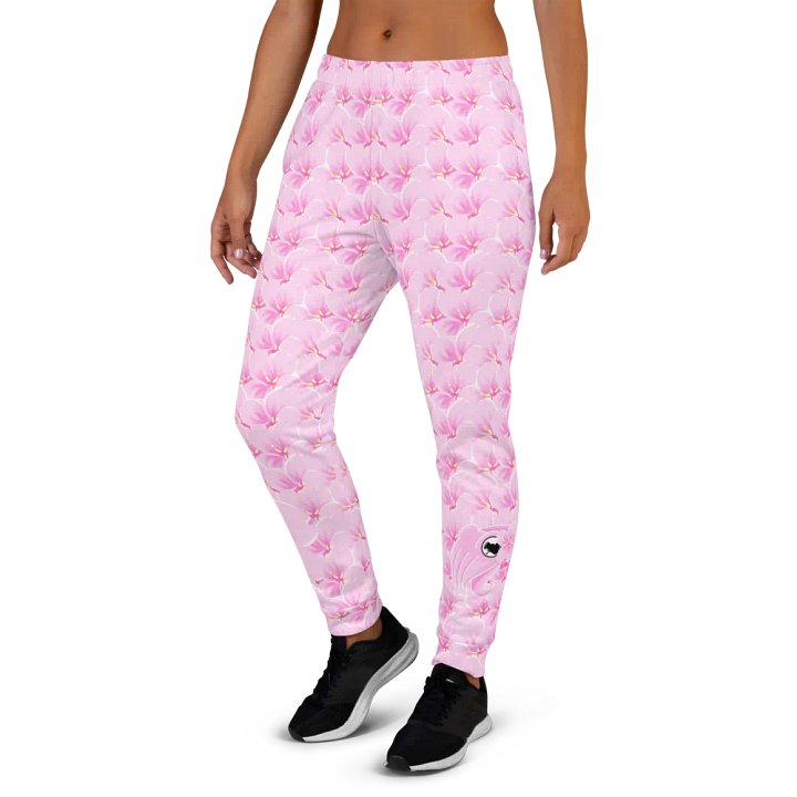 Sakura cuttlefish and cherry blossom print joggers product image (1)