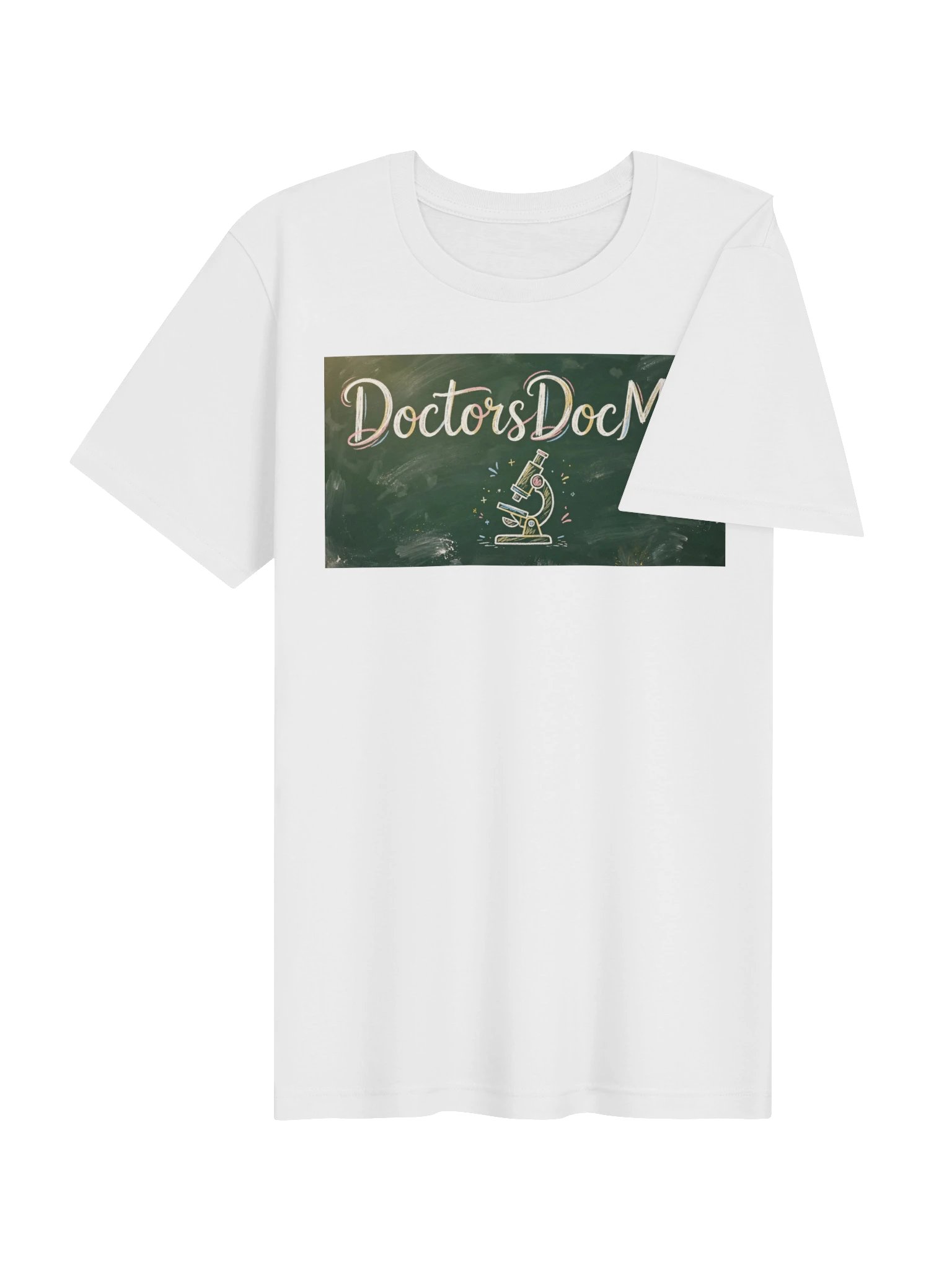 DoctorsDocMD Chalkboard White Tee product image (4)
