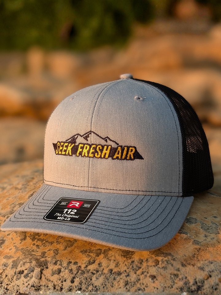 Sunset Yellow Seek Fresh Air Snapback product image (1)