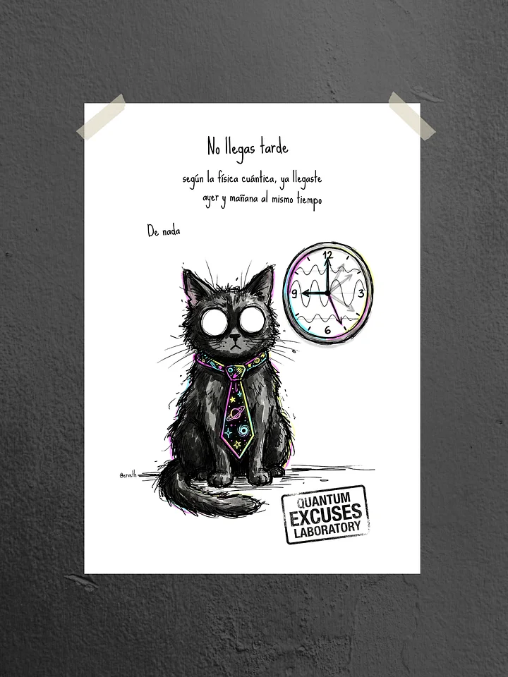 Quantum Cat Tips V – Puntualidad Cuántica [ESPAÑOL] product image (1)