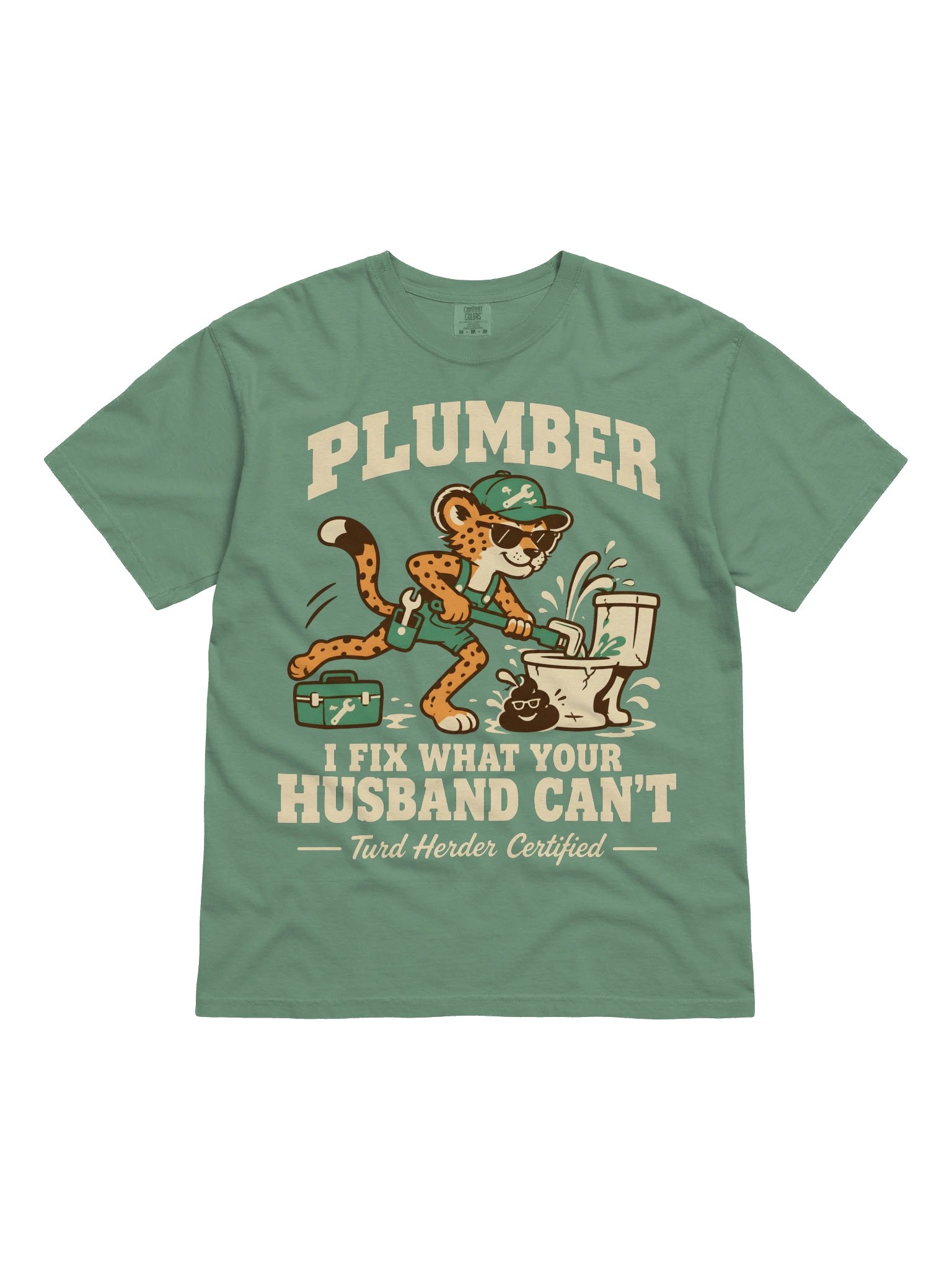 Turd Herder Certified Plumber Tee product image (3)