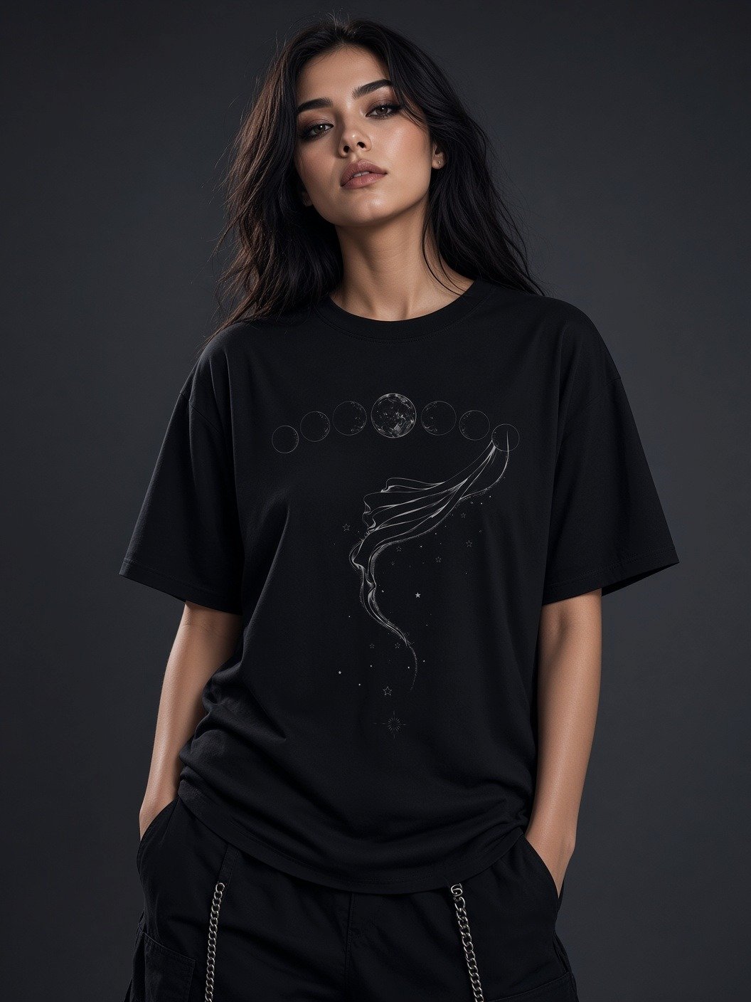 The Lunar Oracle // Stargazer Heavyweight Tee product image (1)