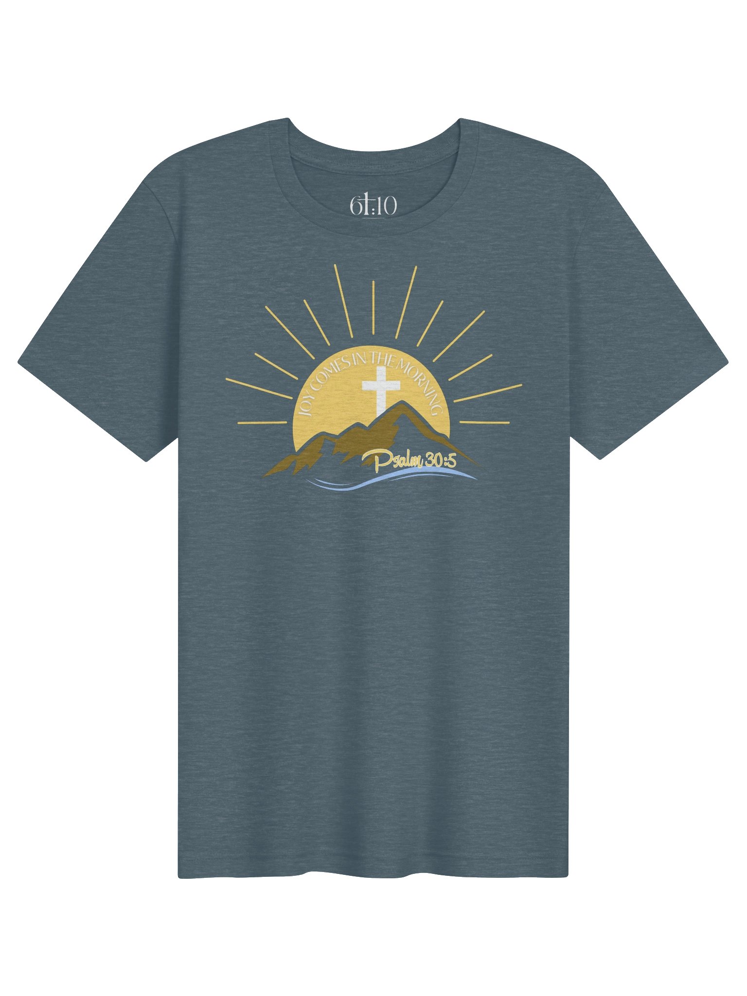 Joy Comes in the Morning Christian Tee product image (4)