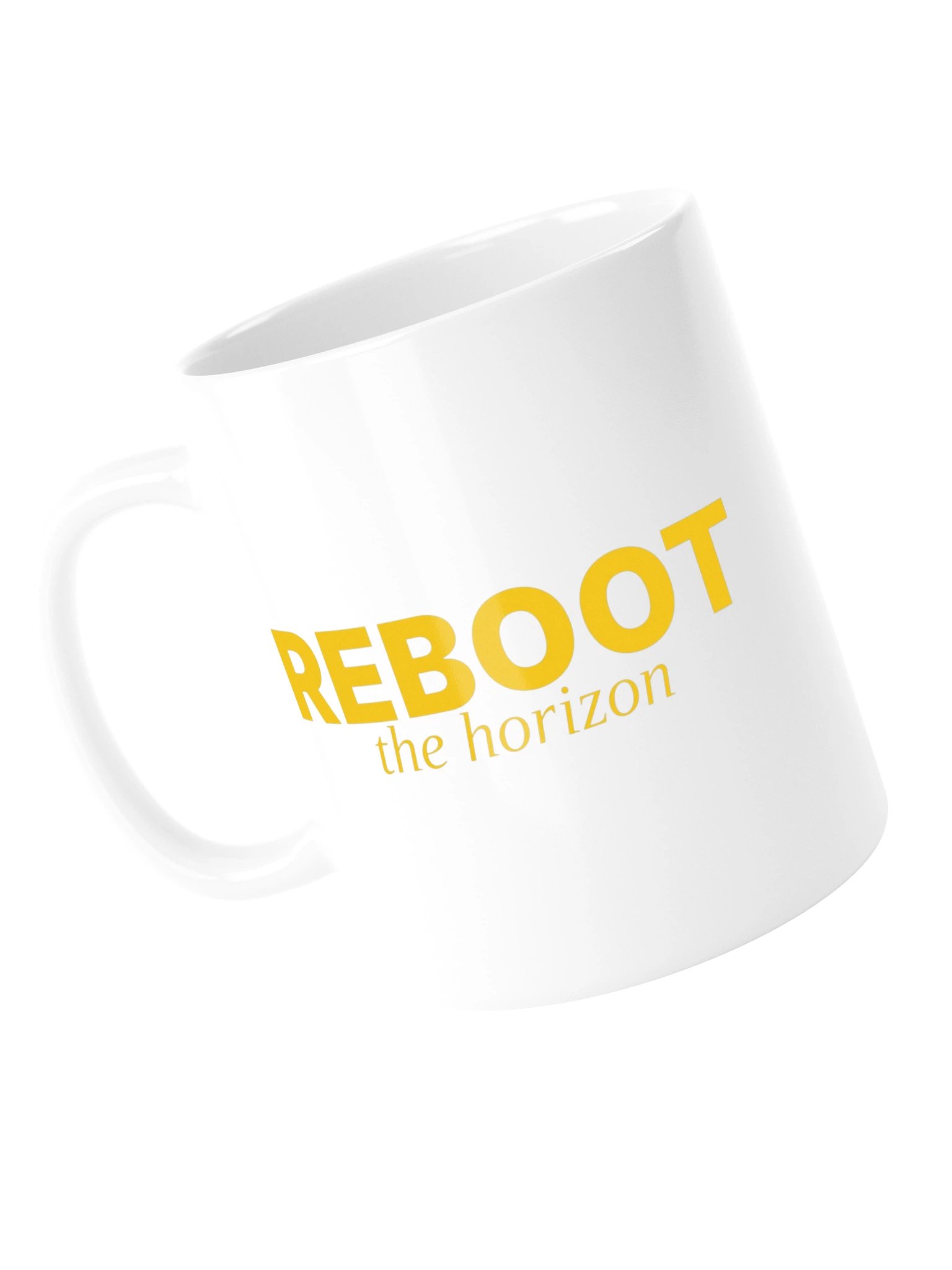 No ShopCo Reboot the Horizon Mug - Yellow product image (5)